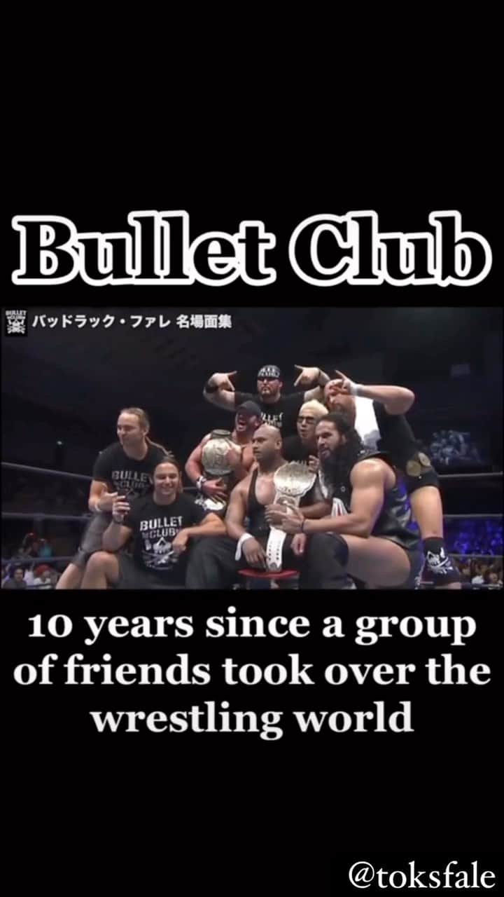 ファレ・シミタイトコのインスタグラム：「#BulletClub #Grateful」