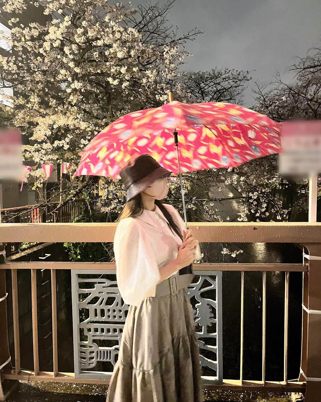 叶瀬千紗さんのインスタグラム写真 - (叶瀬千紗Instagram)「夜遅く大雨で人がいなかったからちょっとだけ写真撮ってもらった🍃♡」4月4日 11時01分 - chisapopu