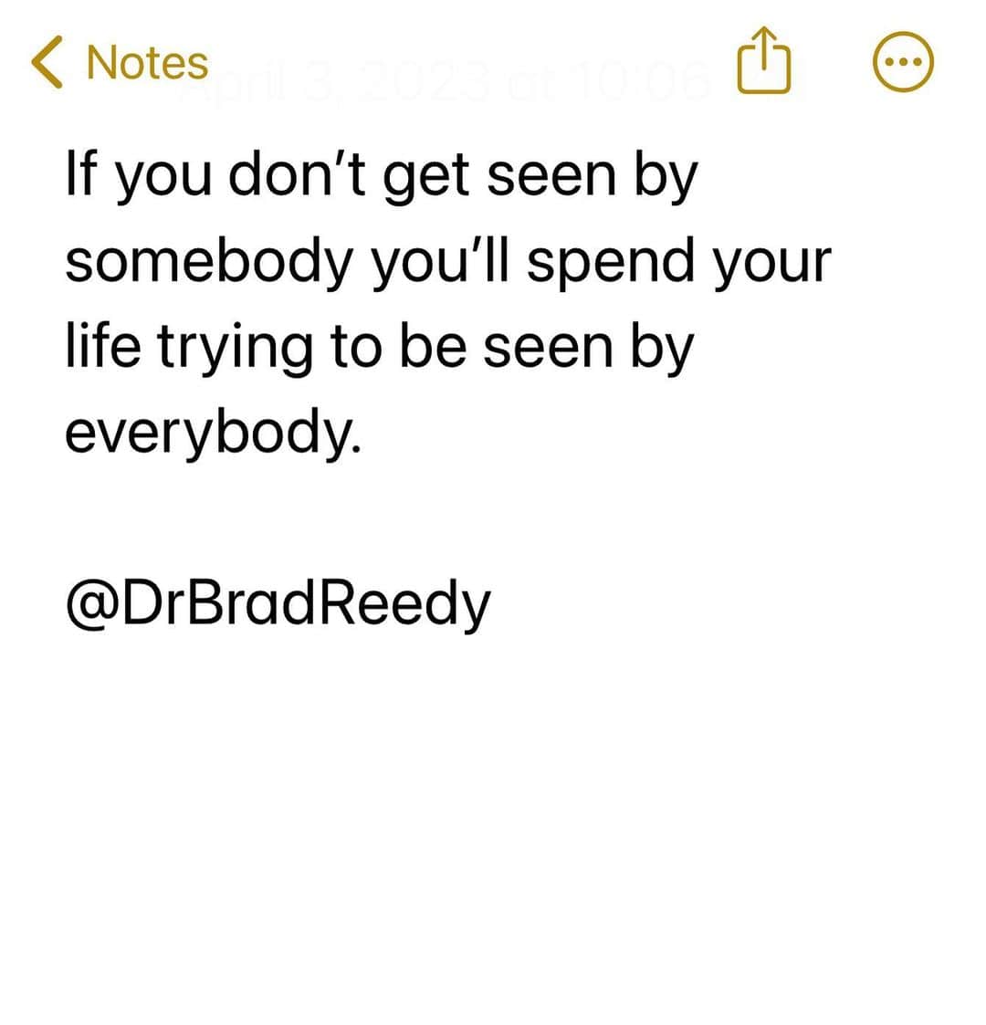 アマンダ・デ・カディネットのインスタグラム：「@drbradreedy said this today and it resonated in a major way. I wonder if this need ever goes away…. What are your thoughts ?」