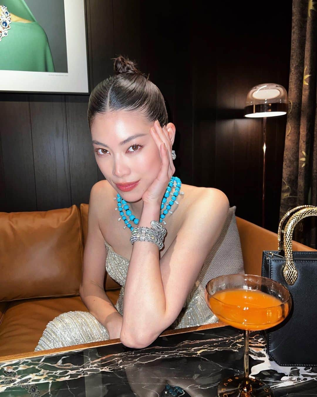 森星さんのインスタグラム写真 - (森星Instagram)「@bulgarihotels opening event in Tokyo. Such an honor to be the part of this celebration. Congratulations @bulgari for a new beginning! #bulgarihoteltokyo」4月4日 12時12分 - hikari