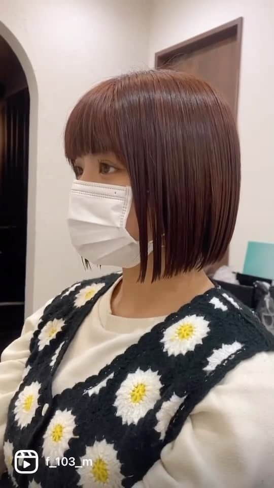 F. 梅田・中崎町エリアにある 美容室のインスタグラム：「.  bobまとめ🫧  @f_103_m」