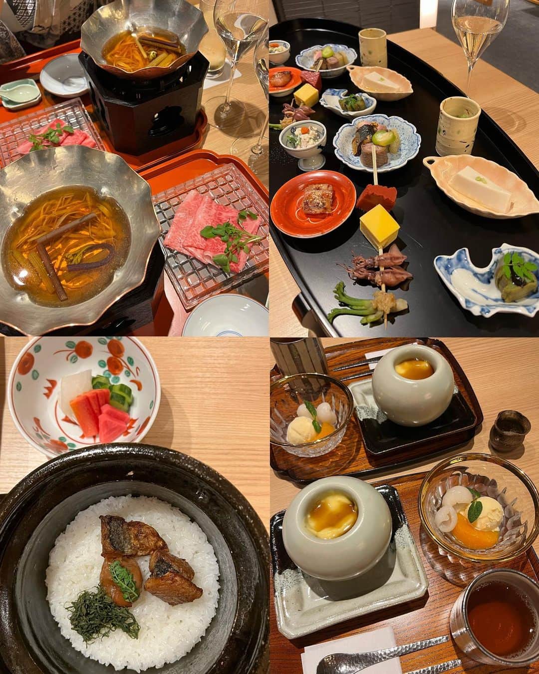 FukamizuYukina さんのインスタグラム写真 - (FukamizuYukina Instagram)「_ お料理もほんっとに美味しかった @sukiya_style_ryokan_yakakutei 🍶✨ ㅤㅤㅤㅤㅤㅤㅤㅤㅤㅤㅤㅤㅤ お食事処から見えるお庭の雰囲気も最高🌕🍁🍃 ㅤㅤㅤㅤㅤㅤㅤㅤㅤㅤㅤㅤㅤ ちょうど1歳の誕生日を迎えた姪っ子も 一緒に宿泊したんだけど、、 隣にベビーベッドも用意してくださって 落ち着いて食事をすることが出来たよ🥢✨ ㅤㅤㅤㅤㅤㅤㅤㅤㅤㅤㅤㅤㅤ 野鶴亭の自社牧場で育った 鹿児島黒毛和牛のつゆしゃぶ🐮も、 飛魚と大葉と梅の土鍋混ぜご飯🍚も、 朝からテンション上がる彩り満載の 健康的な朝ごはんも🍳全部美味しかった👍🏻⭐️ ㅤㅤㅤㅤㅤㅤㅤㅤㅤㅤㅤㅤㅤ 妹と、美味しい😋美味しい🤤って 言いながらぱくぱくモンスターやった← ㅤㅤㅤㅤㅤㅤㅤㅤㅤㅤㅤㅤㅤ 家族・夫婦・カップル・友人などと ゆったりプライベート空間を楽しめる宿🍃 ㅤㅤㅤㅤㅤㅤㅤㅤㅤㅤㅤㅤㅤ またゆっくりお邪魔させてください😚🎶 ㅤㅤㅤㅤㅤㅤㅤㅤㅤㅤㅤㅤㅤ #霧島温泉 #日当山温泉 #鹿児島温泉 #霧島旅館 #温泉旅館 #野鶴亭 #温泉宿 #客室露天風呂 #露天風呂 #旅館の朝食 #旅館ご飯 #黒毛和牛 #鹿児島グルメ #霧島ホテル #霧島グルメ #浴衣 #イエベ秋 #イエベ秋メイク #ショートヘア #ハイトーンカラー #ハイトーンショート」4月4日 12時22分 - peitaro72