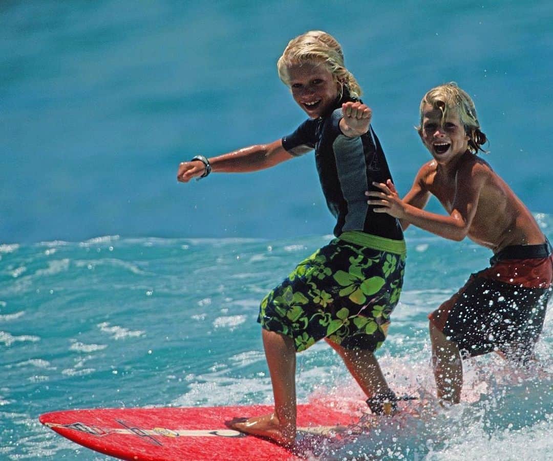 ジョン・ジョン・フローレンスのインスタグラム：「Just a couple of weeks back @nathan_florence and I. It’s crazy how time flies! 📷 @brianbielmann」
