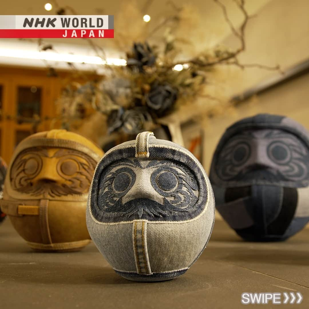 NHK「WORLD-JAPAN」さんのインスタグラム写真 - (NHK「WORLD-JAPAN」Instagram)「How cool are these denim Daruma!👖🔵Traditionally these symbols of good fortune are made with paper. But in the hands of pro skateboarder turned artist Shimizu Aoi, old jeans are given new life and made to create one-of-a-kind decorative guardians!💙 . 👉Watch｜Zero Waste Life: Denim Daruma｜Free On Demand｜NHK WORLD-JAPAN website.👀 . 👉Tap in Stories/Highlights to get there.👆 . 👉Follow the link in our bio for more on the latest from Japan. . 👉If we’re on your Favorites list you won’t miss a post. . . #denim #daruma #だるま #denimondenim #denimjeans #reworkedjeans #japanculture #jeans #denimjapan #upcycled #upcycleddenim #japandenim #zerowastelife #デニム #japandesign #greatidea #repurpose #yokohama #japan #nhkworldjapan」4月5日 6時00分 - nhkworldjapan