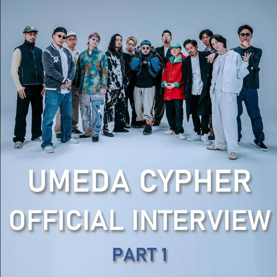 梅田サイファーのインスタグラム：「🔹OFFICIAL INTERVIEW Part 1🔹  ↓↓TOPICS↓↓ 🌟「THE CYPHER 2023 REVENGE」「NEW ALBUM “RAPNAVIO” RELEASE ONE MAN LIVE」について  🌟アルバムタイトル「RAPNAVIO」について  🌟「BIG BANG」について  🌟「KING (RAPNAVIO VER.)」について  #梅田サイファー #UMEDACYPHER #RAPNAVIO #かまへん #BIGBANG #KING」