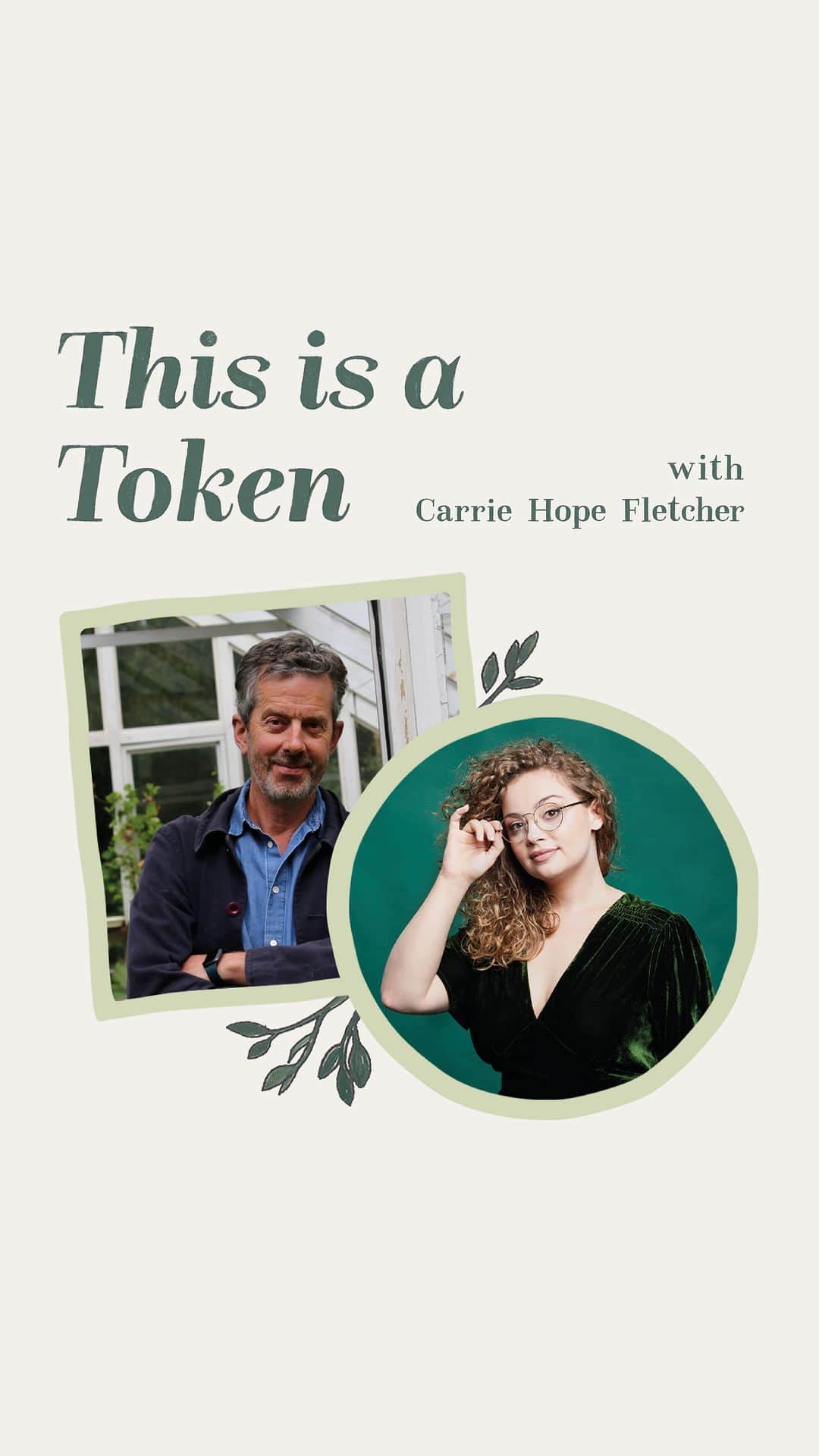 のインスタグラム：「For our latest episode of ‘This is a Token’ podcast, Alex is joined by the brilliantly talented and all around lovely @carriehopefletcher ✨  Take a walk down memory lane with Carrie and Alex as they discuss her eclectic selection of rings each representing a colourful life on the West End stage, her recent engagement, and her true passion of telling and sharing stories with others 📚  #AlexMonroeJewellery #AlexMonroe #Jewellery #ThisisaToken #Podcast #CarrieHopeFletcher」