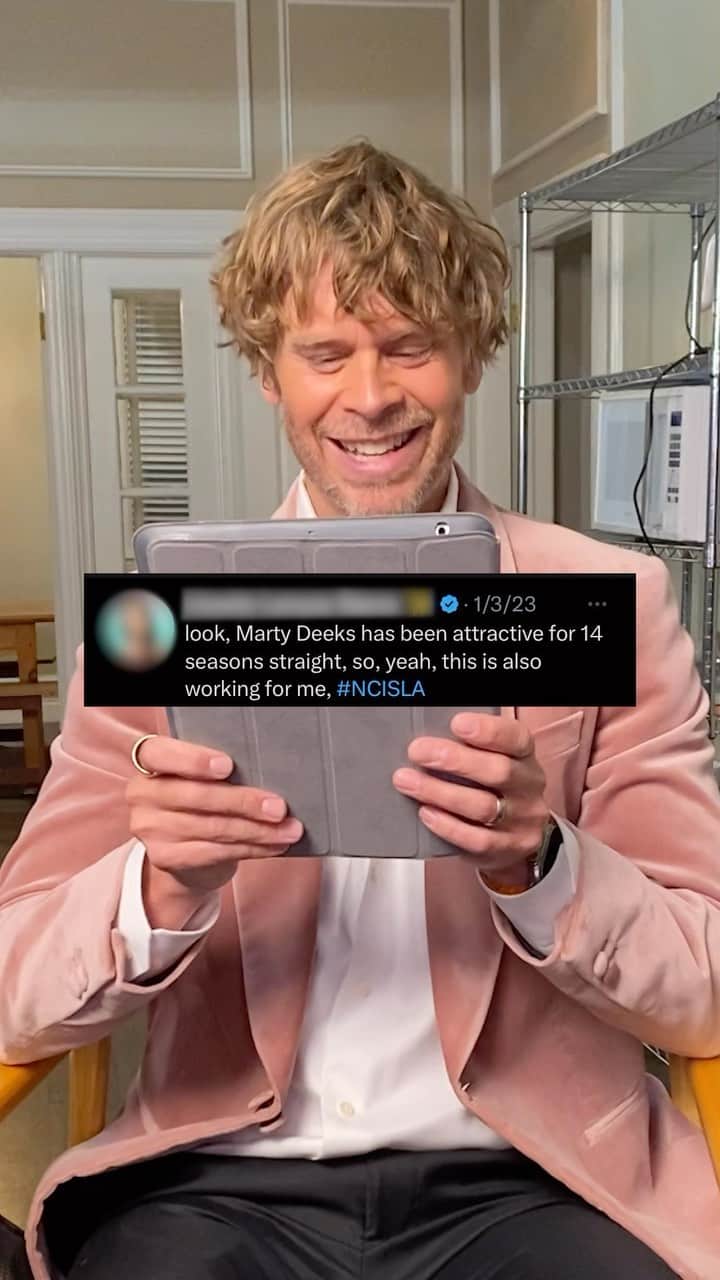 NCIS:LA 〜極秘潜入捜査班のインスタグラム：「Funny guy who also shows his muscles reads comments, hilarity ensues ! #NCISLA」