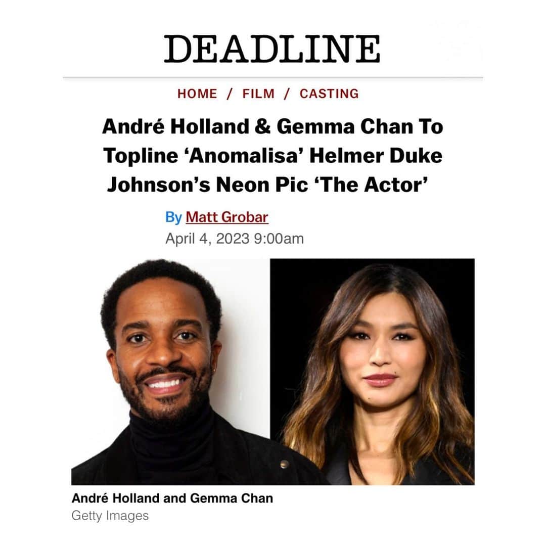 ジェンマ・チャンのインスタグラム：「Excited for this one. @neonrated #TheActor」