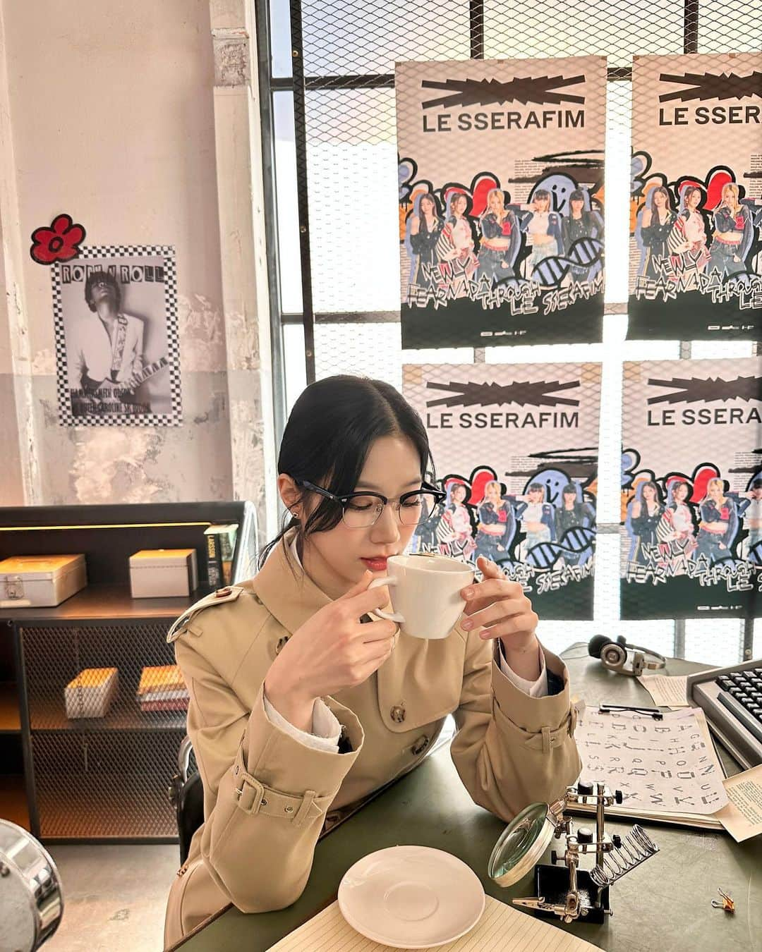 KAZUHAさんのインスタグラム写真 - (KAZUHAInstagram)「Newly FEARNADA through LE SSERAFIM🕵️‍♀️」4月4日 19時06分 - zuhazana