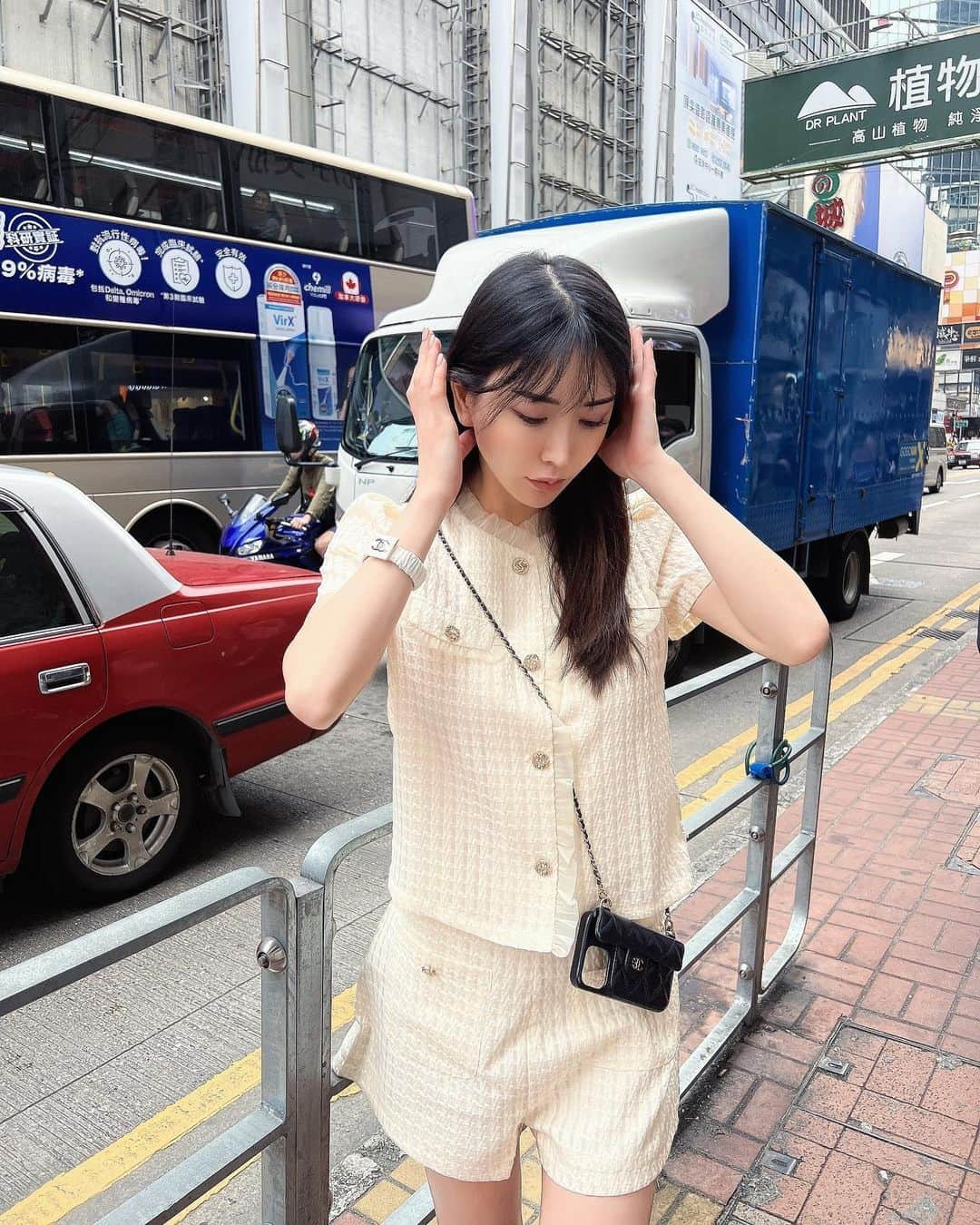 南杏奈さんのインスタグラム写真 - (南杏奈Instagram)「🇭🇰🍴💕  #hongkong #mongkok #picoftheday #fashion #ootd #setup #bubblefashion」4月4日 20時45分 - anna1031__