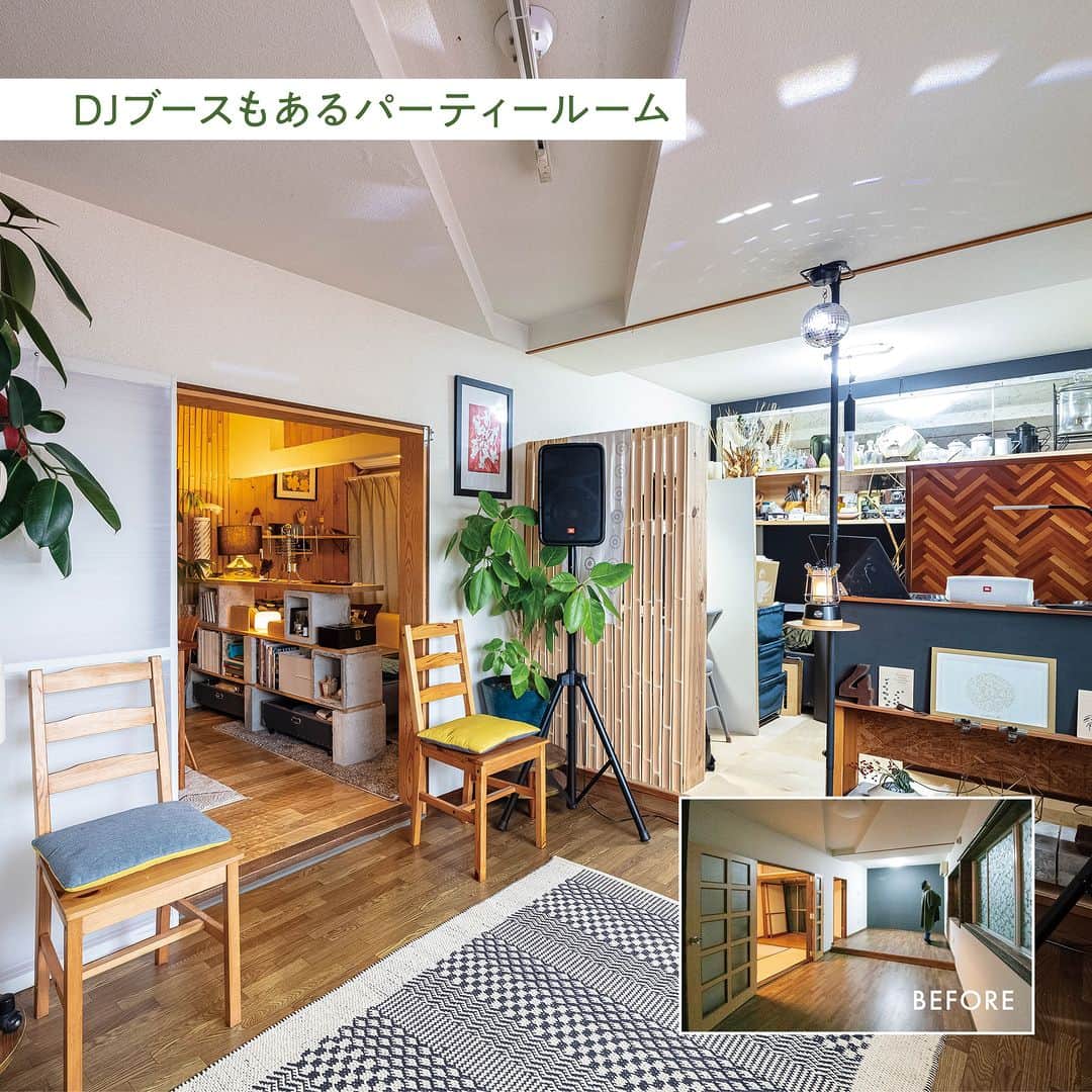 家づくりナビ ☆ 福井 富山 石川 金沢 新築 住宅 建築さんのインスタグラム写真 - (家づくりナビ ☆ 福井 富山 石川 金沢 新築 住宅 建築Instagram)「【リノベーション住宅🏠】 好きを詰め込んだ 素敵なリノベーション住宅を紹介します！ . 01_TAKATA建築（@takataworks） 『中古住宅を「ツクルカ！」でリノベ。自分たちらしい自分たちの家に』 . 古い住まいの不便さも楽しみにするライフスタイル。 . 空間デザイナー、インテリアスタイリストとして マルチに活躍するご夫妻の自邸は、 中古住宅をリノベーションした個性的な住まい。 . TAKATA建築が担当したのは、 不要な壁を取り除く工事と電気・配管工事。 . 内装はすべてご夫妻がDIYして仕上げた。 . . . Webマガジン「家づくりナビmagazine」では 家づくりにまつわるお役立ち記事を毎週更新！ お金や間取りアイデア、建売情報も掲載しています 【リノベーション住宅】5実例を一気に見比べられますよ👀 . プロフィールのハイライト「Webマガジン」から checkhしてくださいね📲 . ぜひ、家づくりのおともにご活用ください♫ . . . また、北陸で家を建てたい！と思った人に読んで欲しい 家づくりの本「家づくりナビ2023春号」も発売中📖  お買い求めは お近くの書店&コンビニ、またはネットで🌟 Amazonでも購入（送料無料）できます！ . プロフィールのリンク（myhome-i.net）▶︎家づくりナビWeb▶︎ 「家づくりナビ2023春号」の表紙をクリック📲 . #家づくりナビ #TAKATA建築 #家づくり #マイホーム #注文住宅 #新築 #一戸建て #住宅会社 #工務店 #家づくりレポート #家づくりアイデア #施工事例 #福井家づくり #石川家づくり #富山家づくり #福井注文住宅 #石川注文住宅 #富山注文住宅 #福井マイホーム #石川マイホーム #富山マイホーム #マイホーム計画 #マイホーム資金 #後悔しない家づくり  #福井インテリア #金沢インテリア #富山インテリア   #リノベーション住宅 #リノベーションライフ #リノベーションという選択」4月4日 21時00分 - iedukurinavi