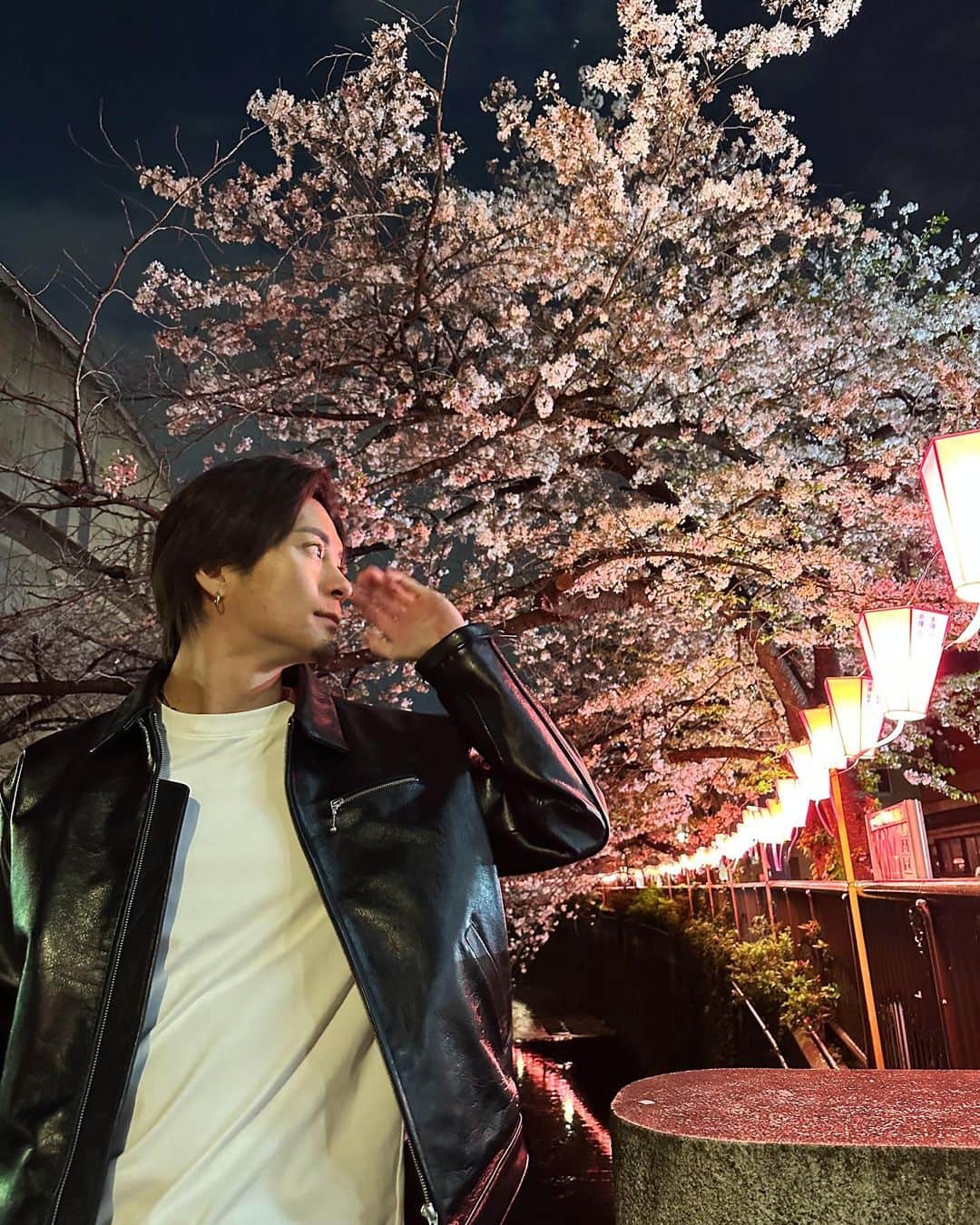 鈴木大輝 【taiki suzuki】のインスタグラム：「駆け込みでサクラを見に😂🌸  #SAKURA」