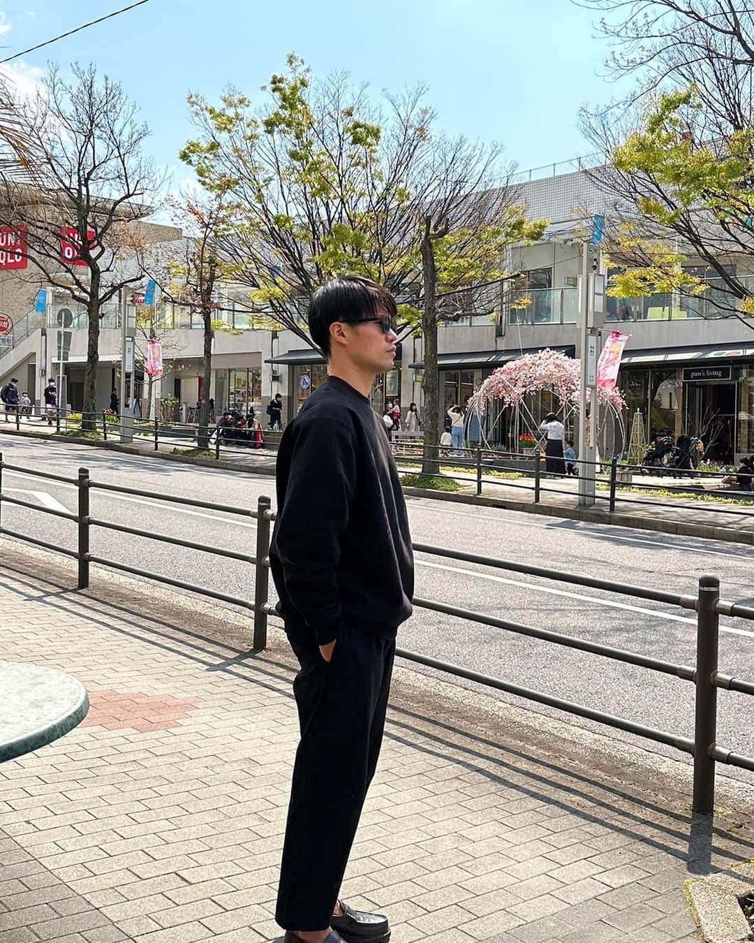 のインスタグラム：「_ この日は黒多めでした☁︎」