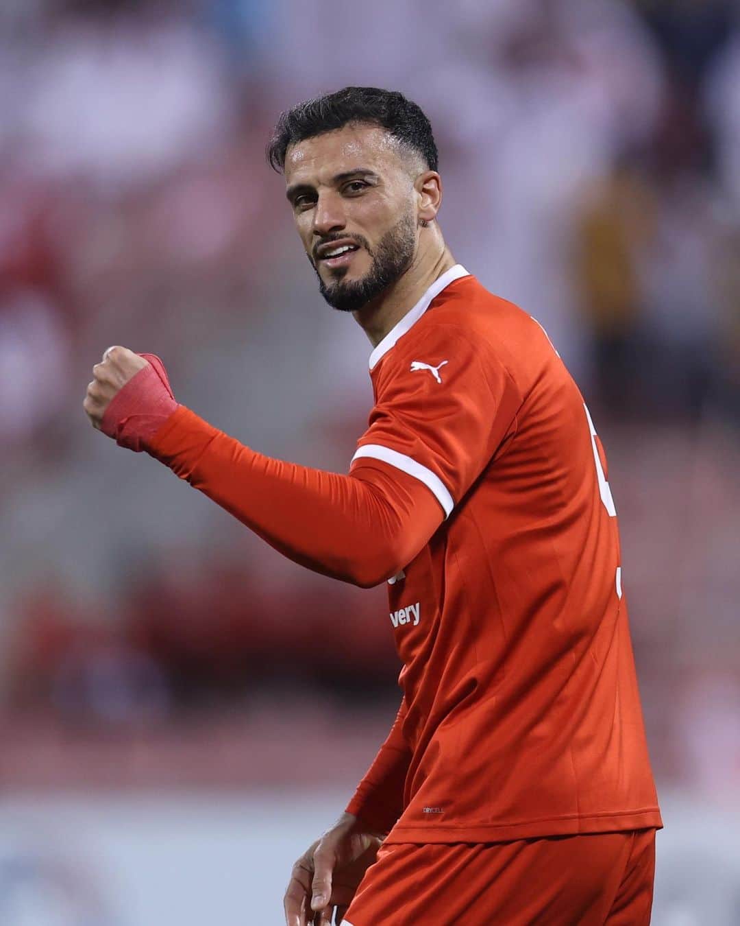 オマル・アッ＝ソーマのインスタグラム：「فوز مهم بعد فترة التوقف والحمد لله اتوفقنا وحققنا المطلوب 🫡🙏🏼」
