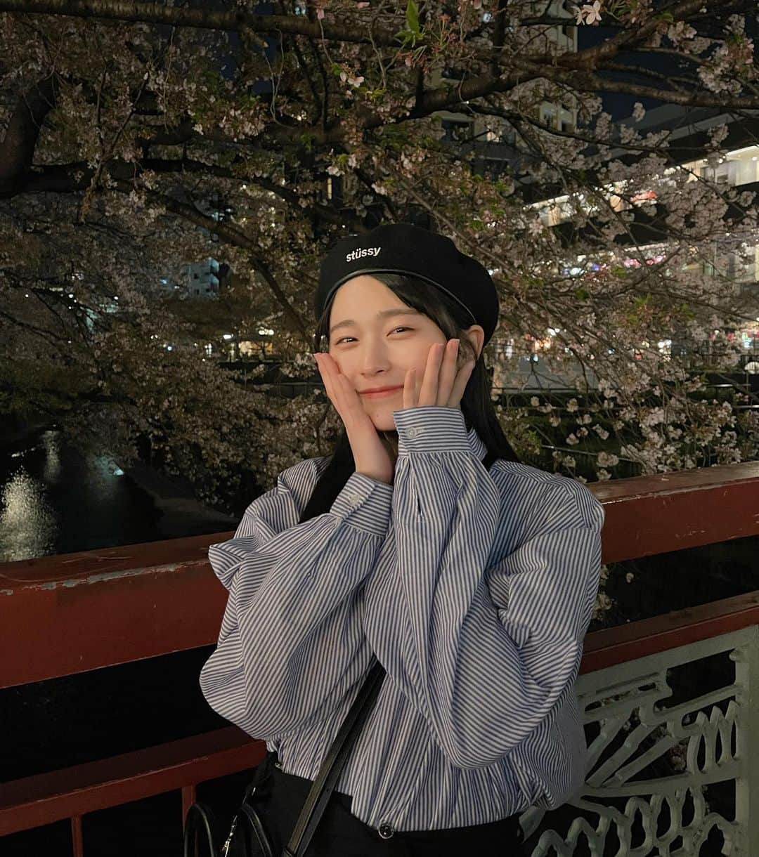 たぐちおとはさんのインスタグラム写真 - (たぐちおとはInstagram)「やっと桜見に行ってきた🌸 来年はお弁当作ってお花見とかしたいな〜🌛 18歳なので料理もがんばる。。」4月4日 22時15分 - otohaaaa12