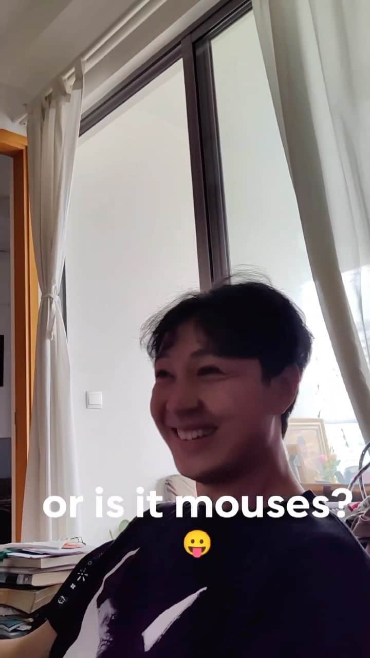 フェリシア・チェンのインスタグラム：「Learning English Part 8: How do you call a 🐁?   #learningenglish #mouse #mice」