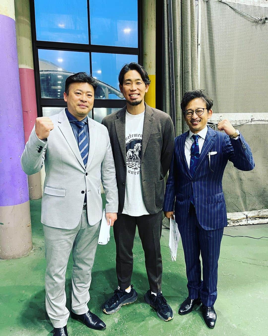 藤井淳志さんのインスタグラム写真 - (藤井淳志Instagram)「競輪会のレジェンドお２人とトークショーandプレゼンター😊 やまこうさんも吉岡さんも最高に面白かった😁 #藤井淳志#中日ドラゴンズ#競輪#山口幸二さん#吉岡稔真さん#四日市けいりん#トークショー」4月4日 22時34分 - atsushi.fj4