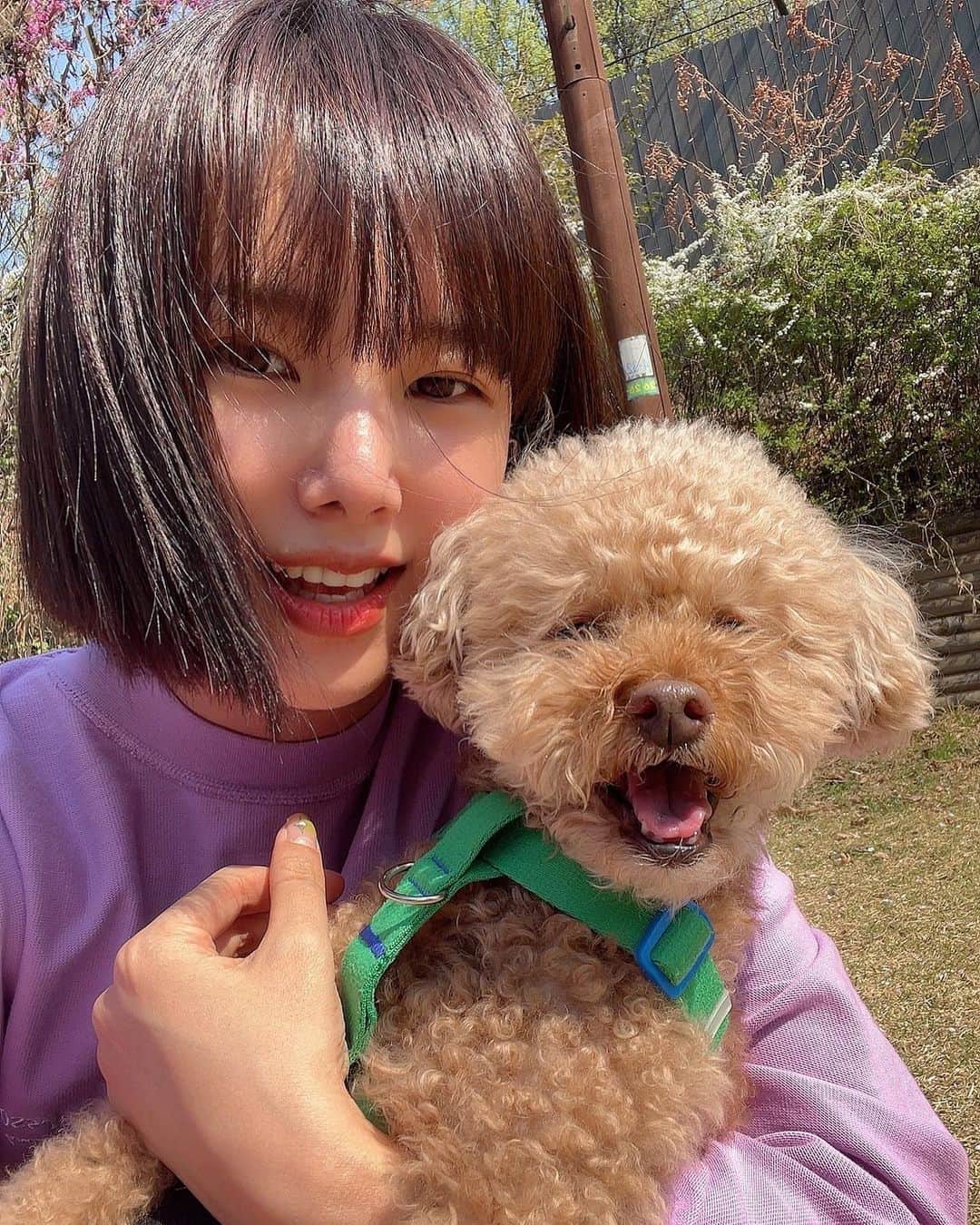キム・ウンジョンのインスタグラム：「9번째 봄🌸」