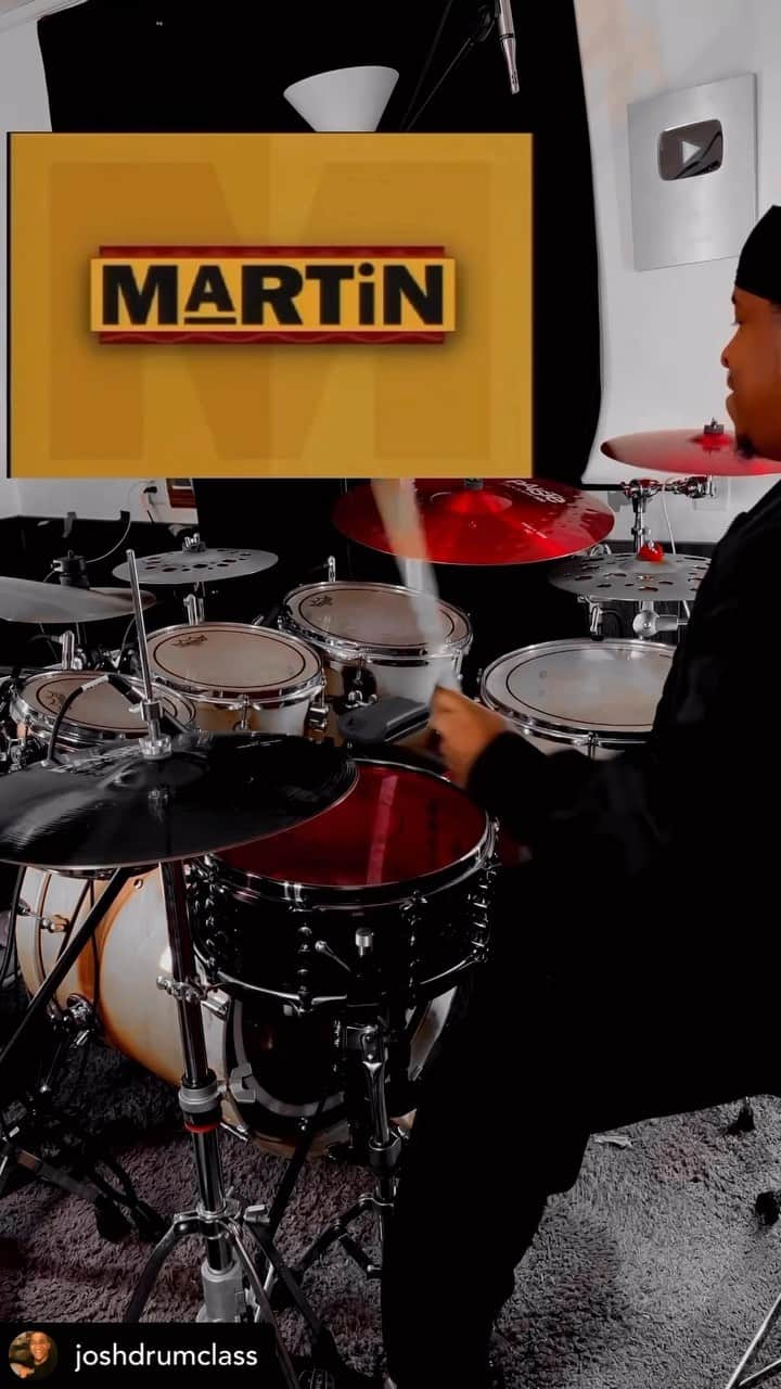 マーティン・ローレンスのインスタグラム：「Love it! @joshdrumclass #martin #music」