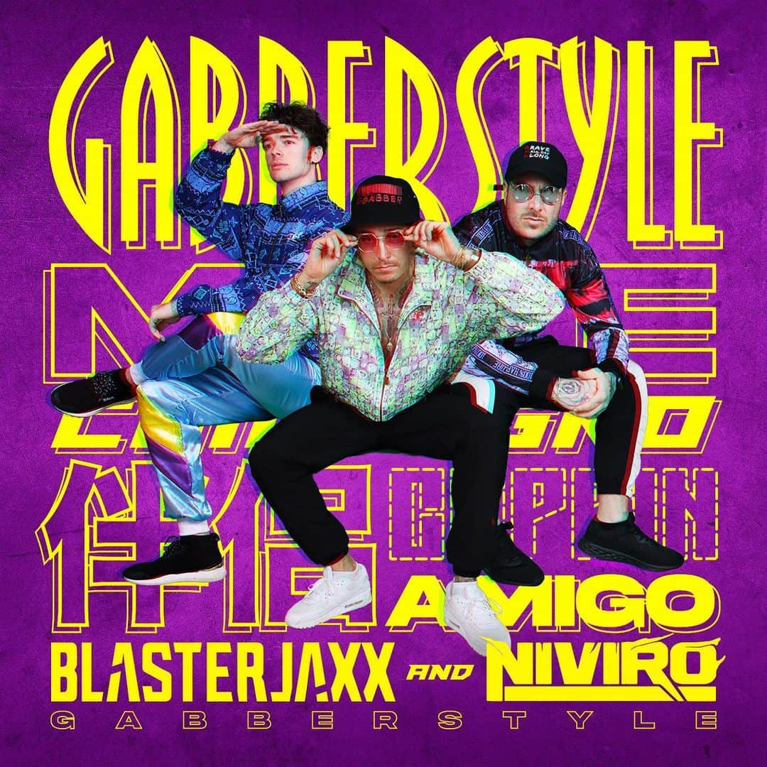 Blasterjaxxのインスタグラム：「New release alert 🚨We’re dropping Gabber Style on the 14th! Get ready 👾」