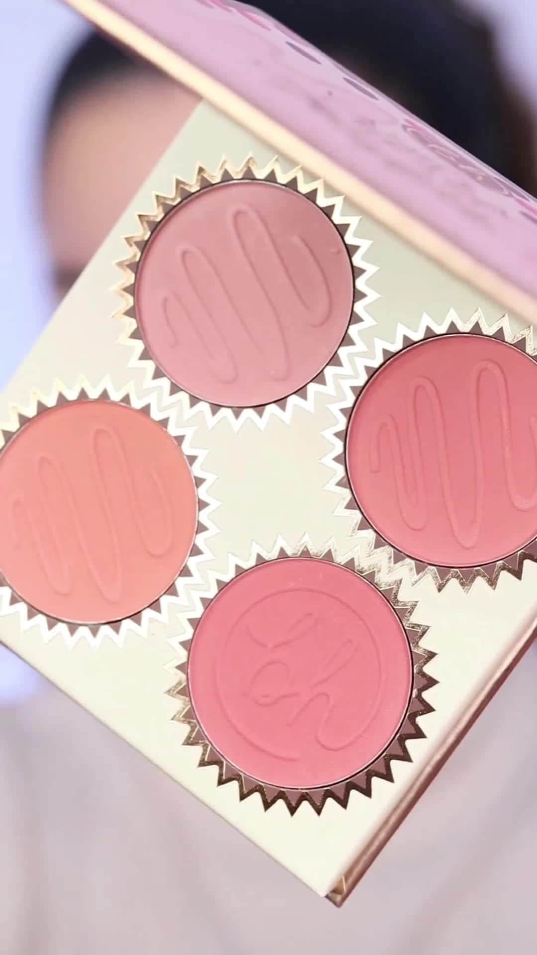 BH Cosmeticsのインスタグラム：「The perfect spring flush 🌷 @deborasousa.makeup gets cheeky in our Vanilla Cream Truffle Blush 💗🍫 #bhcosmetics」