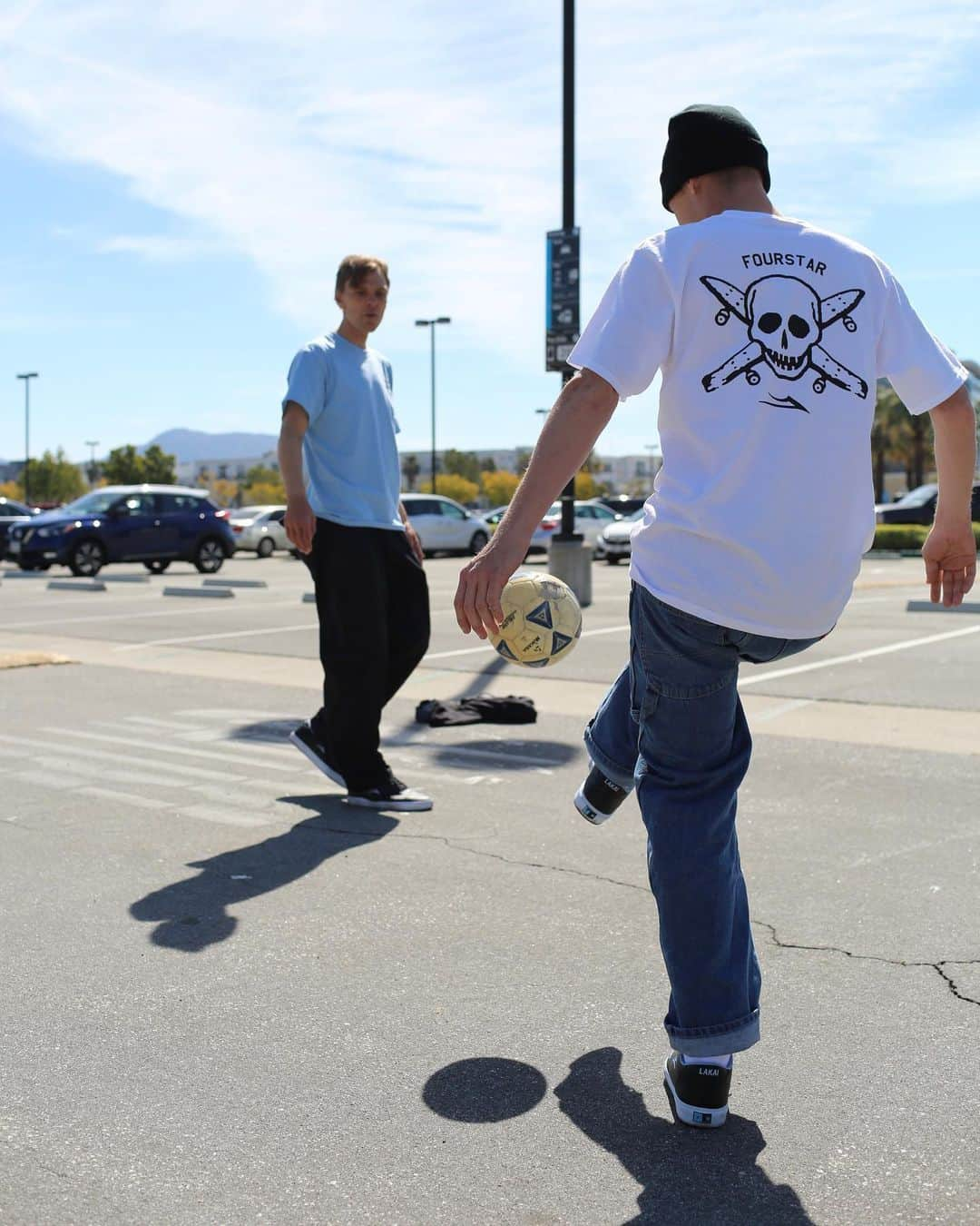 フォースターさんのインスタグラム写真 - (フォースターInstagram)「Cody & Rickk in the Street Pirate tee ☠️ the #LakaiFourstar collection is now available at skateshops and Lakai.com ⭐️⭐️⭐️⭐️  📸: @andymueller」4月5日 1時13分 - fourstarclothing