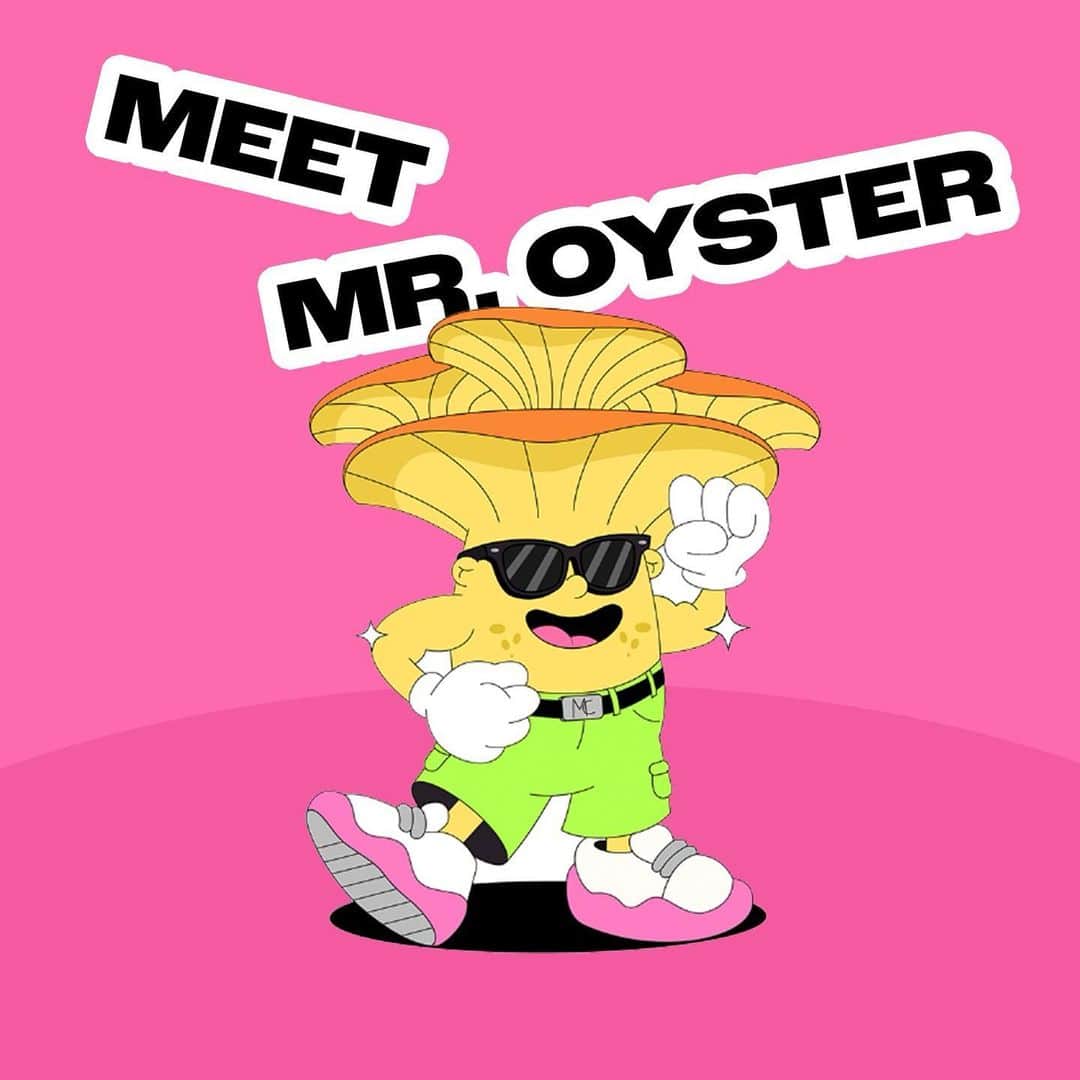ウィズ・カリファのインスタグラム：「Meet Mr. Oyster and more Summer 2023 🍄  MISTERCAP.COM」