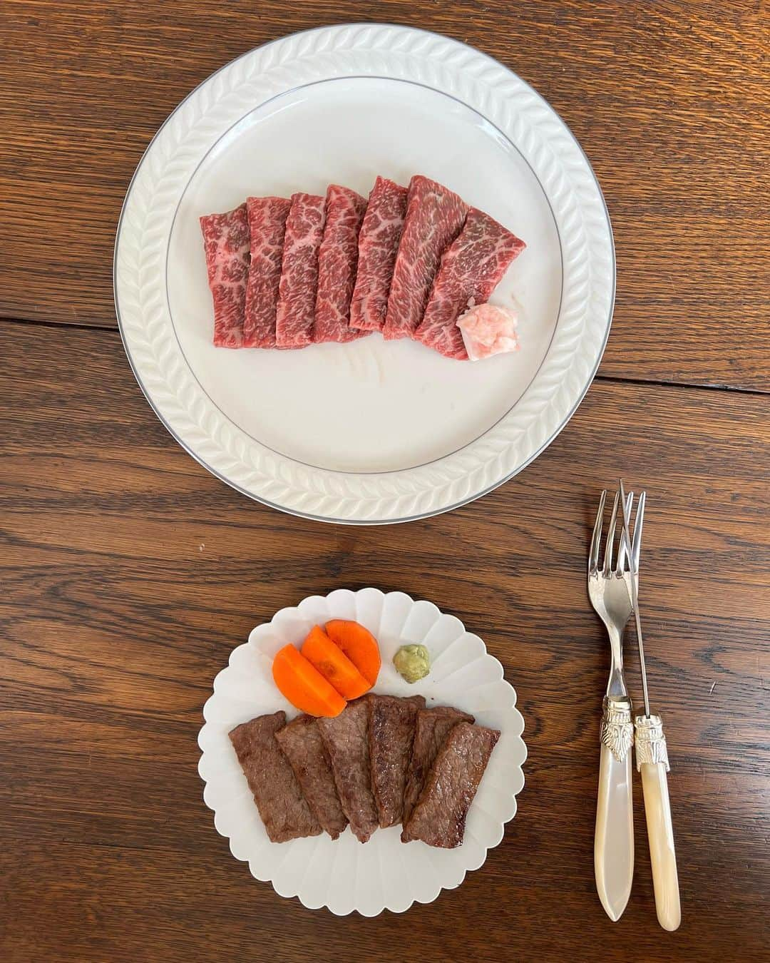 早川愛さんのインスタグラム写真 - (早川愛Instagram)「🥩❤️  朝からサクッとおにくー🥩❤️ 牧場直営の玉家のお肉、 神戸ビーフの焼肉用のモモ肉🥩❤️ @tamaya0615   神戸牛は脂肪が少なくて赤身の部分が多いので、お肉本来の味がたのしめます✨ 柔らかくて癖もないから子供からお年寄りまでたのしめるお肉だよ✨ ふるさと納税サイトさとふるに出品しているお礼品でおススメです❣️  ・  #PR #牧場直営店玉家#玉家#ふるさと納税 #さとふる #さとふる玉家 #返礼品 #ご当地グルメ#太子町 #神戸ビーフ #赤身肉 #焼肉」4月5日 8時11分 - megumegu_1006