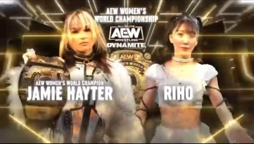 RIHOのインスタグラム：「Tomorrow night  #aewdynamite ❤️‍🔥」