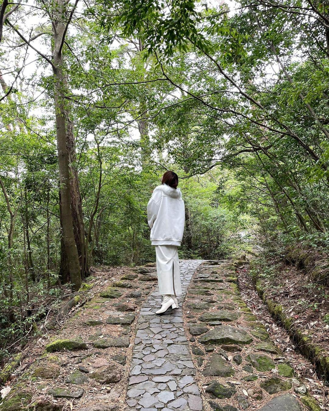 田尻夏樹（なつきんぐ）さんのインスタグラム写真 - (田尻夏樹（なつきんぐ）Instagram)「フェリーさんふらわあの船旅へ✨ 今回、宿泊したのは、長いソファーが印象的なデラックスルーム 大きな窓からは海が見えて開放的♪ この窓があるのと無いのとでは全然気分が違うので嬉しいポイント！！  着くなり綺麗なサンセットがお出迎え🌅 船内にはキッズルームやゲームコーナー、マッサージチェアなどもあって 飽きる事なく船旅が出来ます✨  ビュッフェを食べて大浴場で癒され♨️ 売店のアイスクリームを食べながら女子会🍨 そして、寝ている間に鹿児島に到着！！♡  夜、寝ている間に着くので小さなお子さんがいる家族旅行だと移動が楽かもしれない🙈✨  朝からまたまた大浴場に入ってご飯を食べて いざ鹿児島観光！！ レンタカーを借りて自然巡りの旅へ✨✨  「溝ノ口洞穴」「悠久の森」に行った後は 竜神様が住んでいるという伝説もある湖 青い幻想的な湧き水 「青い火口湖」へ✨  湖というくらいだから平坦な場所にあるのかと思いきや標高1411mにあり がっつり登山コースでした！ ブーツでなんとか上り切ったけれども、ここに行くにはスニーカーか登山グッズの持参を推奨します。 40分かけて上り切った崖から眺める湖は神秘的でとても美しかったです🙈💕💕  　  鹿児島フェリーさんふらわあ旅！ 自然たっぷりですごく癒されました♡ マイナスイオンたっぷり浴びて 自然エネルギーたくさんもらって パワー満タン！！ また行きたいな☺️✨✨  #フェリーさんふらわあ  #鹿児島 #悠久の森  #溝ノ口洞穴 #青い火口湖 #pr」4月5日 21時00分 - tajiri_natsuki