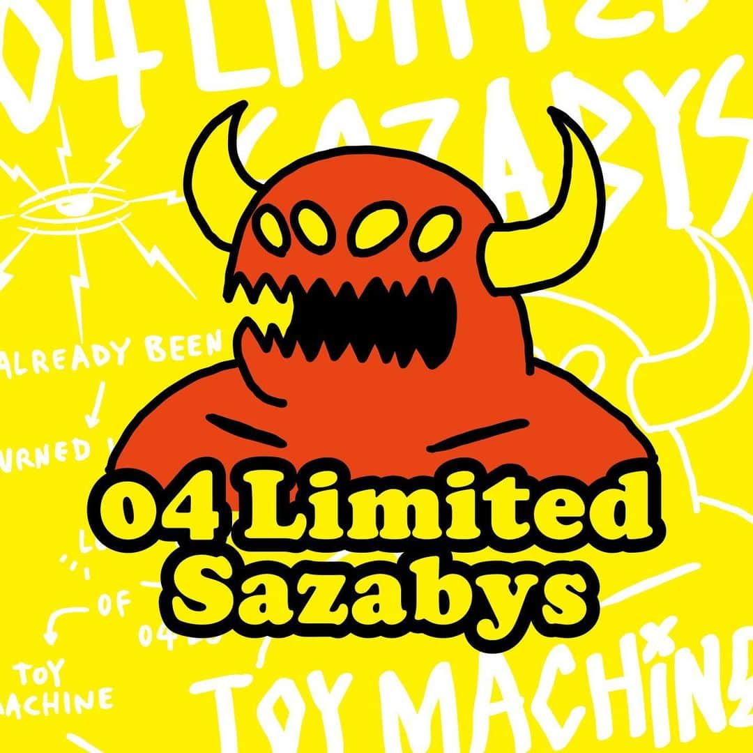 04 Limited Sazabysさんのインスタグラム写真 - (04 Limited SazabysInstagram)「. TOY MACHINE × 04 Limited Sazabys」4月5日 21時22分 - 04limitedsazabys_official