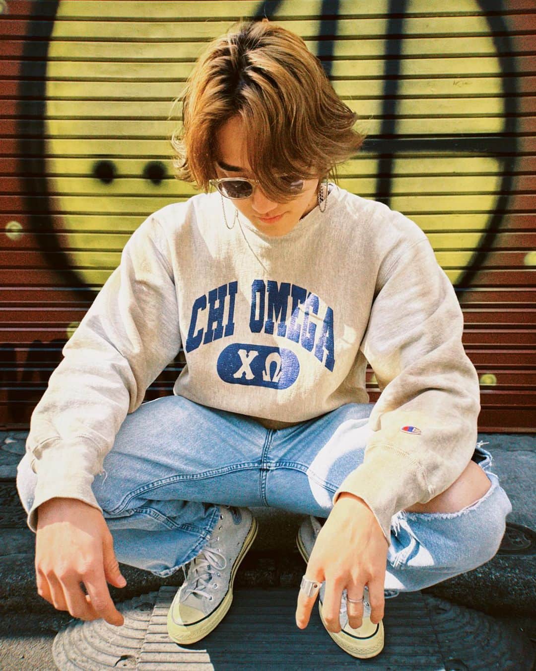 はるくんさんのインスタグラム写真 - (はるくんInstagram)「この褪色感と汚れはもうアートだな 魅力的な1着  今日アップした500枚のヴィンテージスウェットから1着選ぶ動画ぜひ見てください  #champion #reverseweave #90s #vintageclothing #vintagefashion  #古着 #90sfashion」4月5日 21時31分 - haluktuc