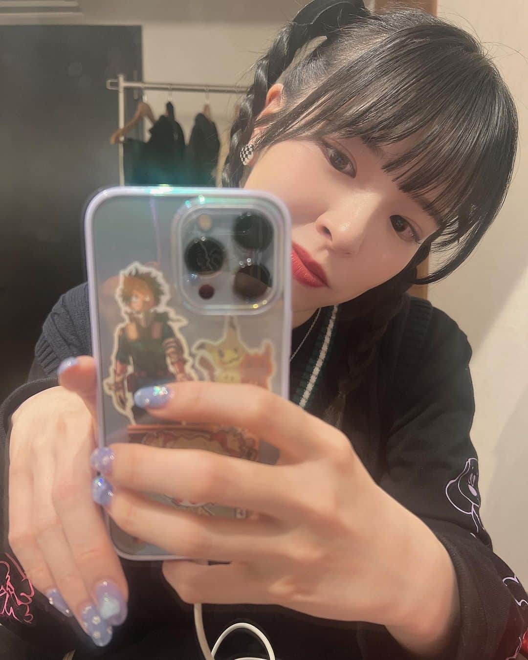 松崎博香のインスタグラム：「🪼 　 三つ編みツインテールしたよ☺︎ 上手く撮れなかった←  みんなはどんな髪型すきー？？  #STARMARIE #スタマリ #selfie #selca #me #like #likesforlike #love #lll #fyp #셀카 #셀스타그램 #맞팔 #맞팔해요 #좋아요 #맞좋 #오오티디」