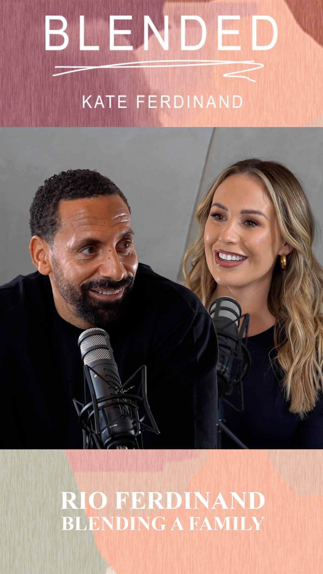 リオ・ファーディナンドのインスタグラム：「Today on blended we have my husband, Rio 🥰  We talk all things family & the journey we have been on to get to where we are today.   This is a little insight into life for our family 🤍  To listen, search ‘Blended’ wherever you get your podcasts 🎧」