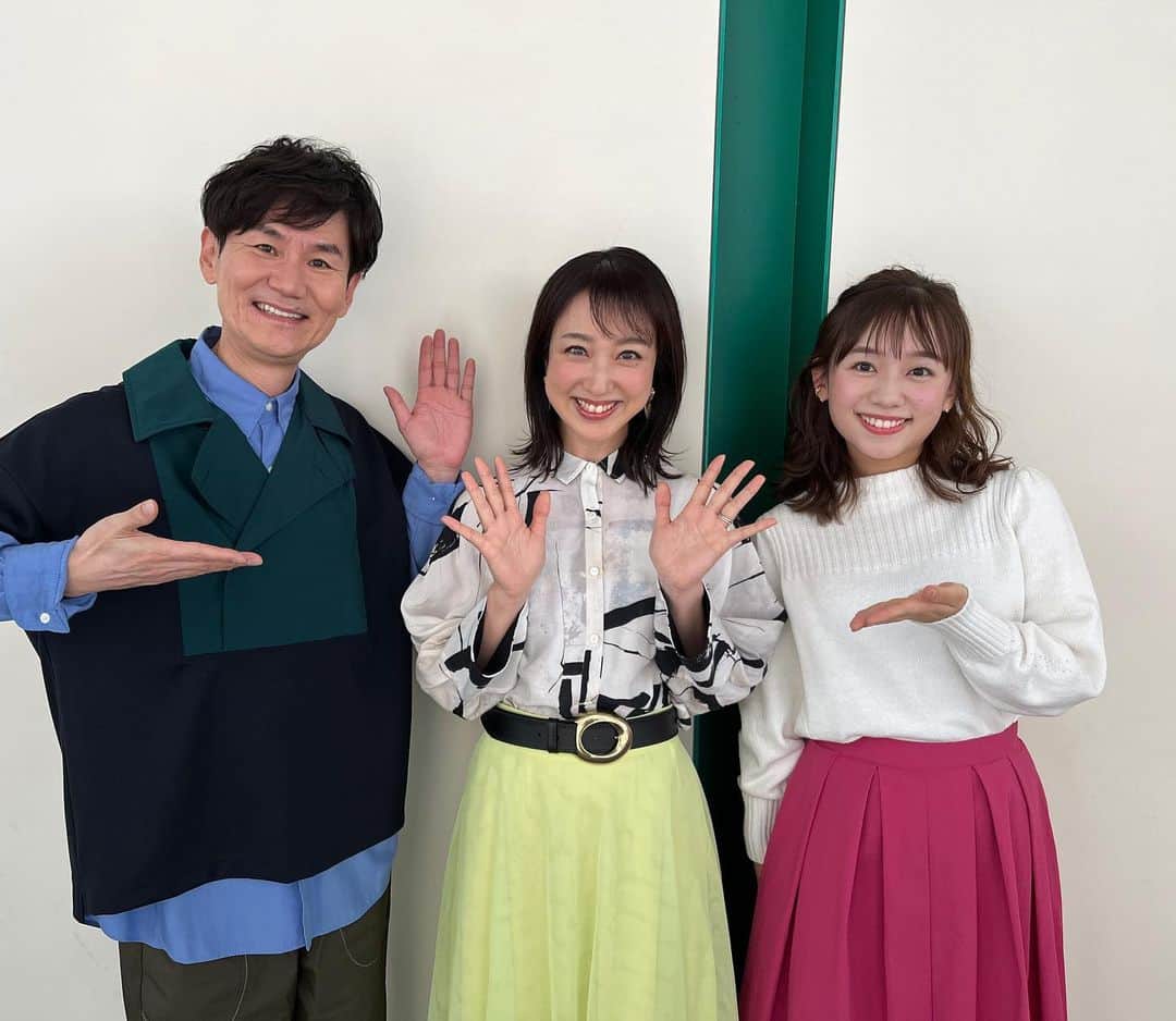 川田裕美のインスタグラム：「今日から『ヒルナンデス！』水曜日に参加させていただく事になりました🌸とっても賑やかな水曜日🎵これから毎週楽しみです！ よろしくお願い致します✨😊」