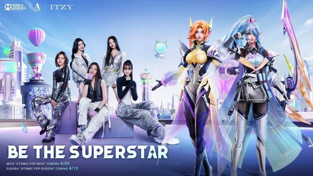 ITZYさんのインスタグラム写真 - (ITZYInstagram)「Everyone could be the superstar✨ Let's go and enjoy the stage in MLBB ALLSTAR with ITZY #ITZY #MIDZY #MLBBxITZY #MLBBALLSTAR #bethesuperstar #mobilelegends」4月5日 16時00分 - itzy.all.in.us