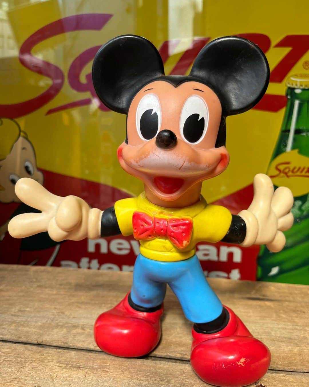 kiarrysさんのインスタグラム写真 - (kiarrysInstagram)「Vintage Mickey Mouse Vinyl Doll Made in Italy.  Web Shop new in.」4月5日 16時20分 - kiarrys
