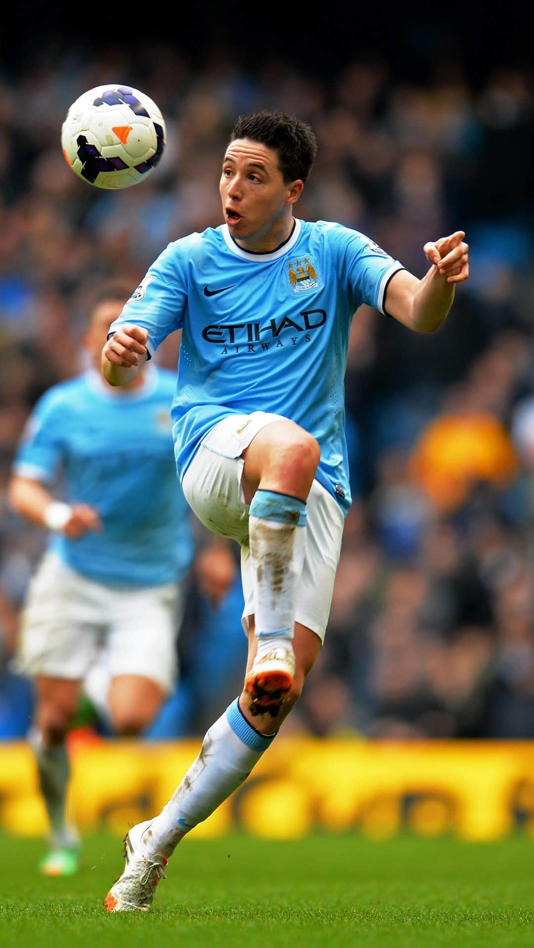 サミル・ナスリのインスタグラム：「This team goal vs Southampton on this day in 2014 😮‍💨  Watch the full match replay now on CITY+! 📺」
