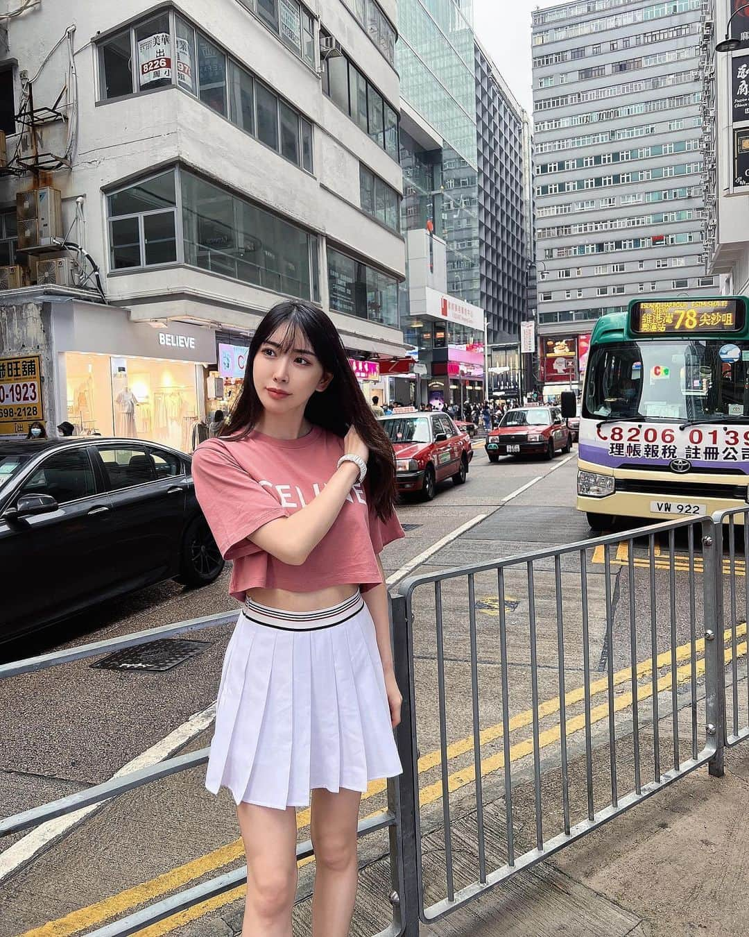 南杏奈さんのインスタグラム写真 - (南杏奈Instagram)「我很快回来...✈︎  #香港 #尖沙咀 #hongkong #tsimshatsui #picoftheday #fashion #ootd #setup #bubblefashion #celine」4月5日 17時27分 - anna1031__