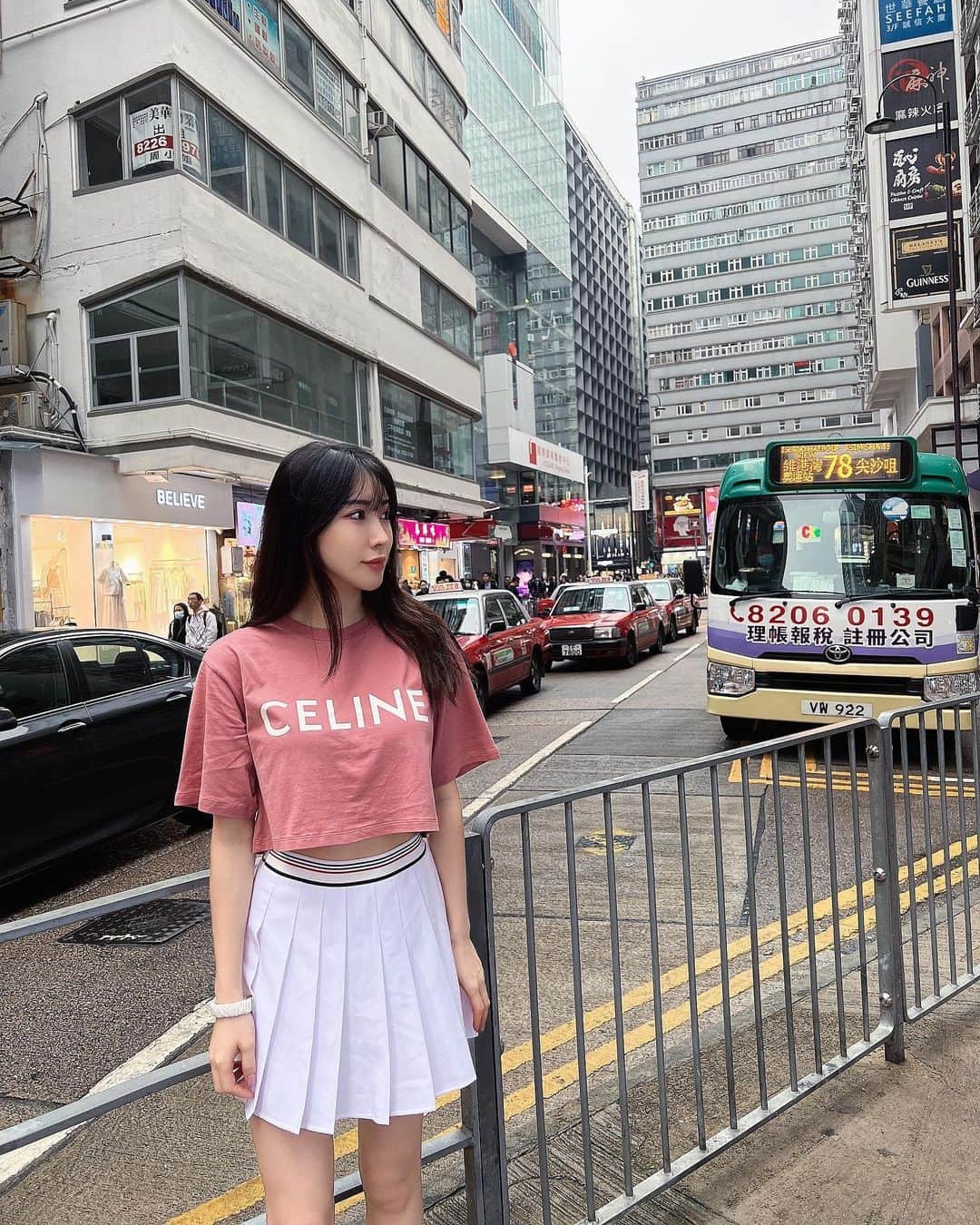 南杏奈さんのインスタグラム写真 - (南杏奈Instagram)「我很快回来...✈︎  #香港 #尖沙咀 #hongkong #tsimshatsui #picoftheday #fashion #ootd #setup #bubblefashion #celine」4月5日 17時27分 - anna1031__