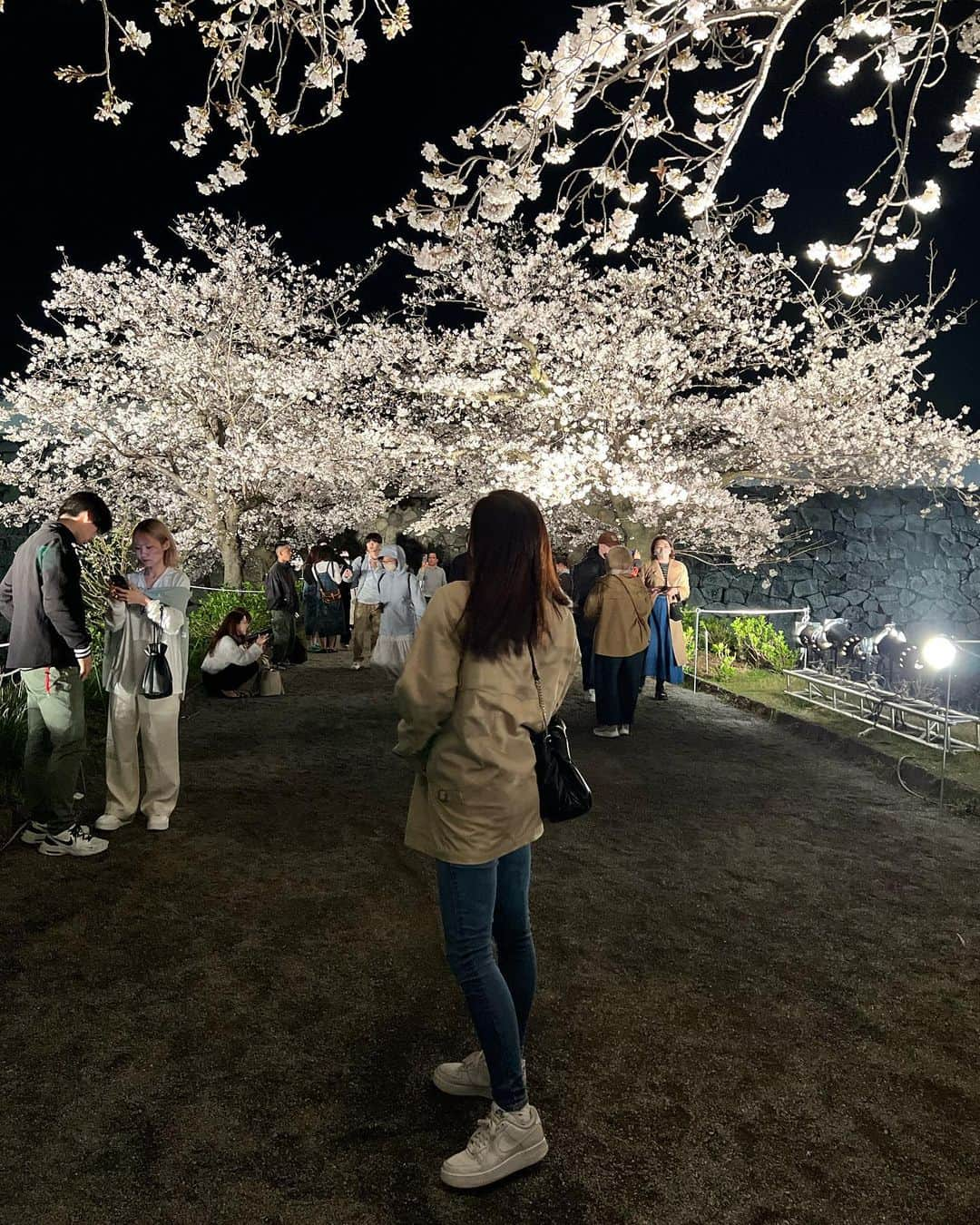 竹地ほのかのインスタグラム：「봄이네🌸」