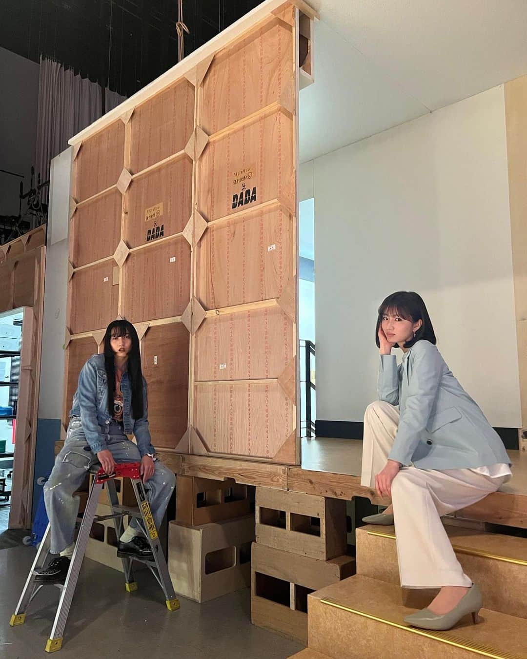 長井短のインスタグラム：「#ケイジとケンジ時々ハンジ  撮影快調であります🔥🔥 初回放送は4月13日夜9時から！よろしくな！」