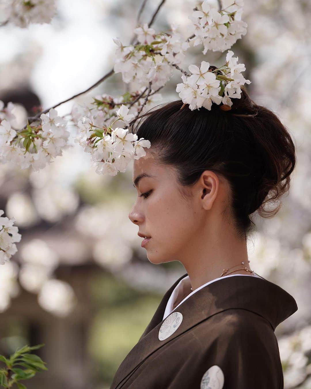 森星さんのインスタグラム写真 - (森星Instagram)「Visiting Tōji temple in Kyoto 🌸  wearing @shokurakuasano by @asaasaaasaa  photographer @tokio_kid  Special thanks to @yoshie.816」4月5日 18時16分 - hikari
