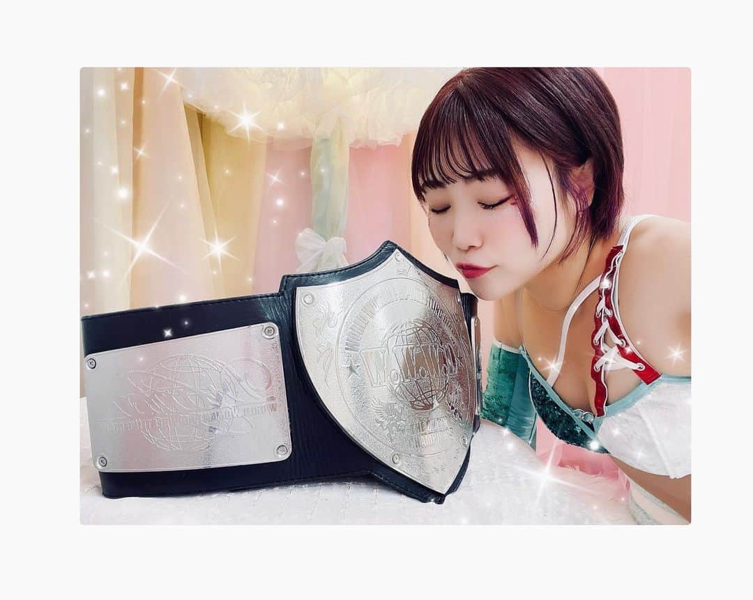 本間多恵さんのインスタグラム写真 - (本間多恵Instagram)「*･゜ﾟ･*:.｡..｡.:*･*:.｡. .｡.:*･゜ﾟ･*  I'm the tag champion♡  #wrestler #luchadora #japan #ディアナ #love」4月5日 18時35分 - taehonma