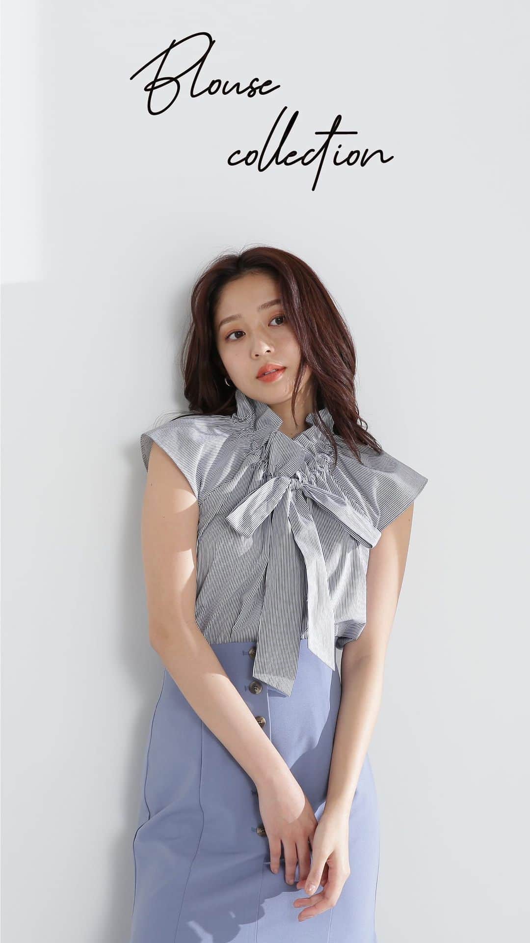 NATURAL BEAUTY BASICのインスタグラム：「Blouse collection.  初夏にピッタリの“着映え”ブラウス✨ 1枚で華やぐデザインがコーディネートの主役に!!  ✔商品のラインナップはタグ付けをチェック🏷  #ブラウス #ブラウスコーデ #デザイントップス #ボウタイ #ボウタイブラウス #リボンブラウス #ドット #フリルブラウス  #春カラー #夏先取り #春コーデ #初夏 #初夏コーデ #お出かけコーデ #オフィスコーデ #オフィスカジュアル #通勤コーデ #ワンピースコーデ #大人可愛い #カラーコーデ #着回しコーデ #きれいめカジュアル #ベーシックコーデ #ベーシック #ナチュラルコーデ #トレンドスタイル #シンプルコーデ #ナチュラルビューティーベーシック #naturalbeautybasic」