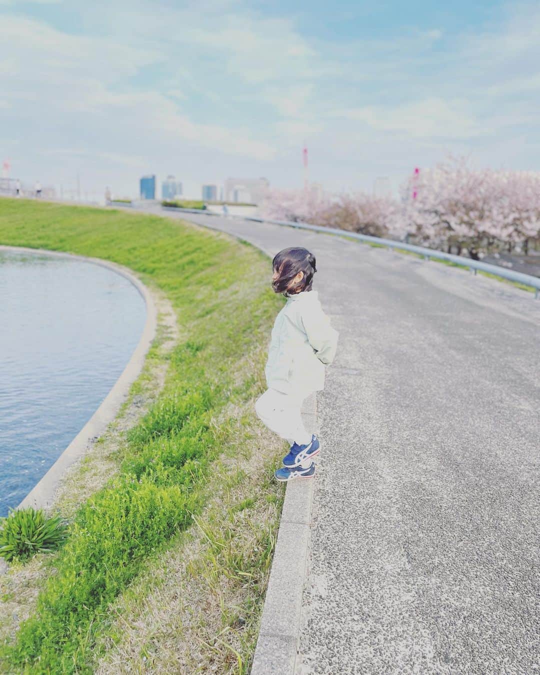 岡田優介さんのインスタグラム写真 - (岡田優介Instagram)「1年ぶりに🌸  もう散り始めだったけど空いてたので良し。息子は相変わらず元気いっぱいです。  #sakura #cherryblossom #さくら広場」4月5日 18時50分 - ysk_okada