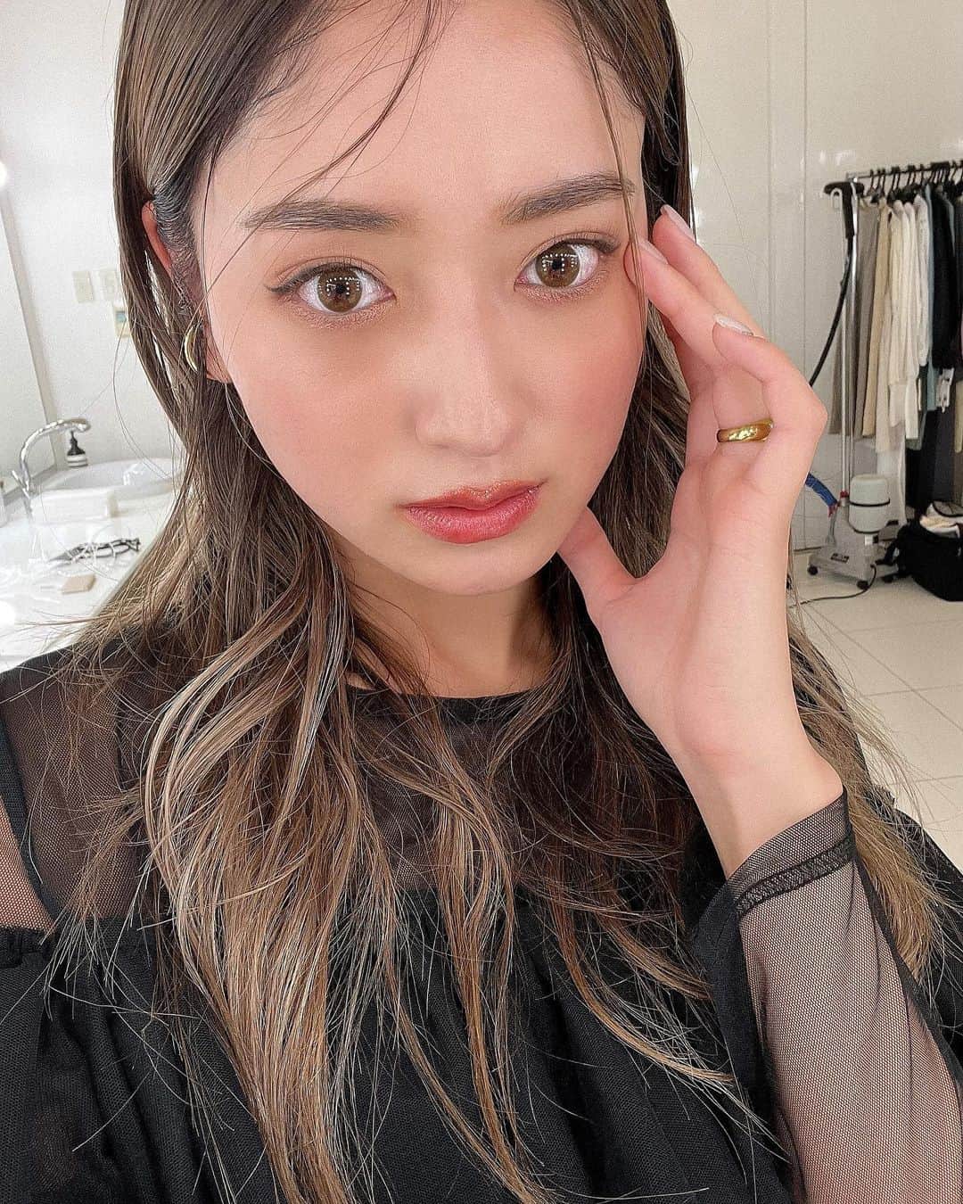 池田美優（みちょぱ）のインスタグラム：「． 昨日ストーリー載せたら好評だったので♡ 初めての @kawakitayusuke メイクでした💄 盛れすぎたのでお楽しみに〜」