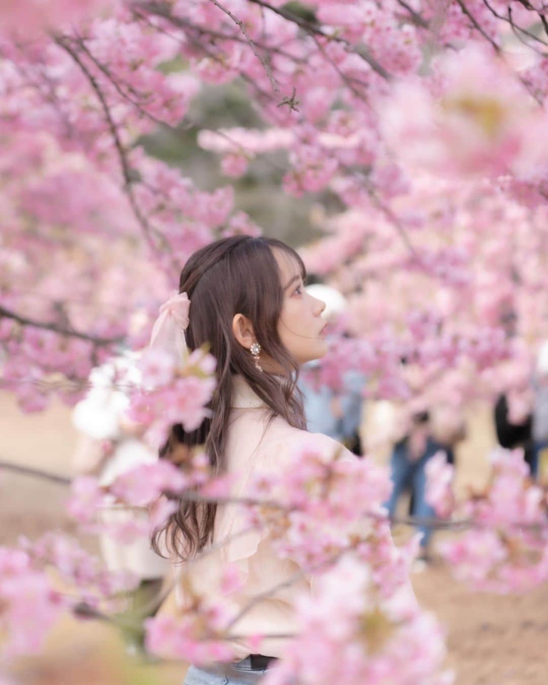 mimさんのインスタグラム写真 - (mimInstagram)「桜散っちゃったね🌸🥲 皆は何枚目が好き？  photo.@cf_yuma」4月5日 20時01分 - mim_11_11
