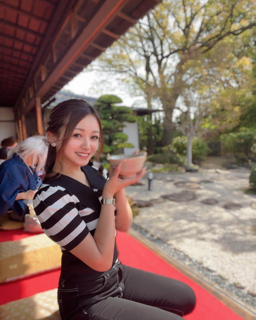 あゆぽよのインスタグラム：「🍵  西尾は抹茶が有名です！  #西尾 #西尾グルメ #西尾市 #西尾カフェ #西尾ランチ #西尾抹茶 #抹茶 #旧近衛邸」