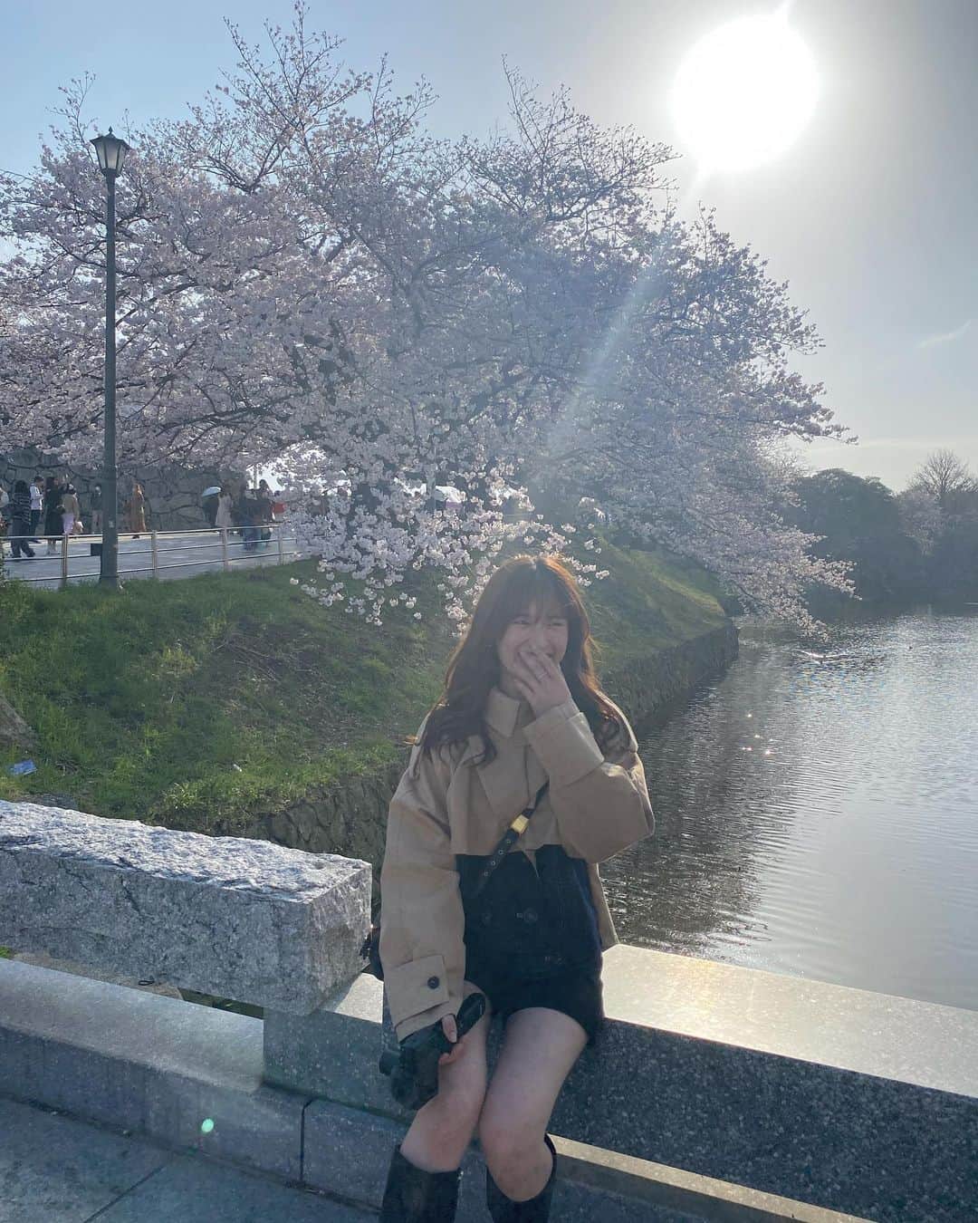 のインスタグラム：「🌸  桜まつりの残りの写真📸  もう桜散っちゃったね〜」